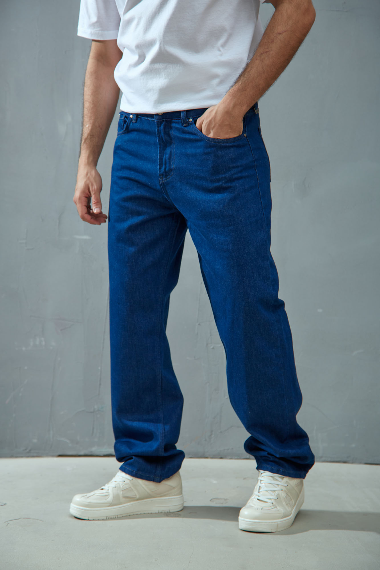 VM-OMA-33-025 Джинсы STRAIGHT  Van Mich Синий