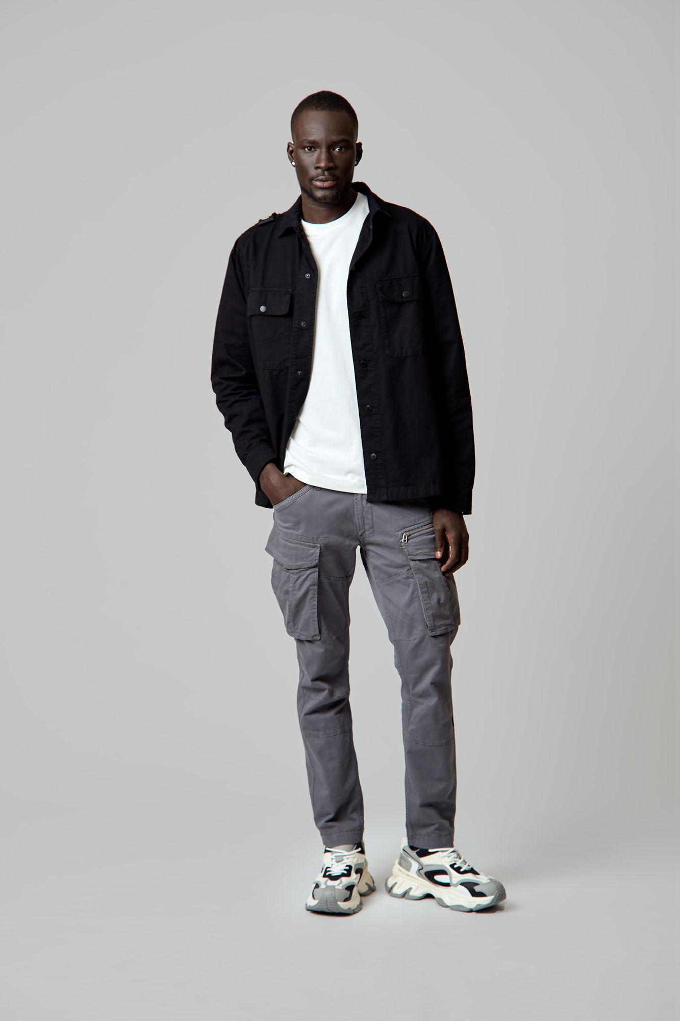 VM-OMA-46-346 Рубашка с длинным рукавом Van Mich Черный