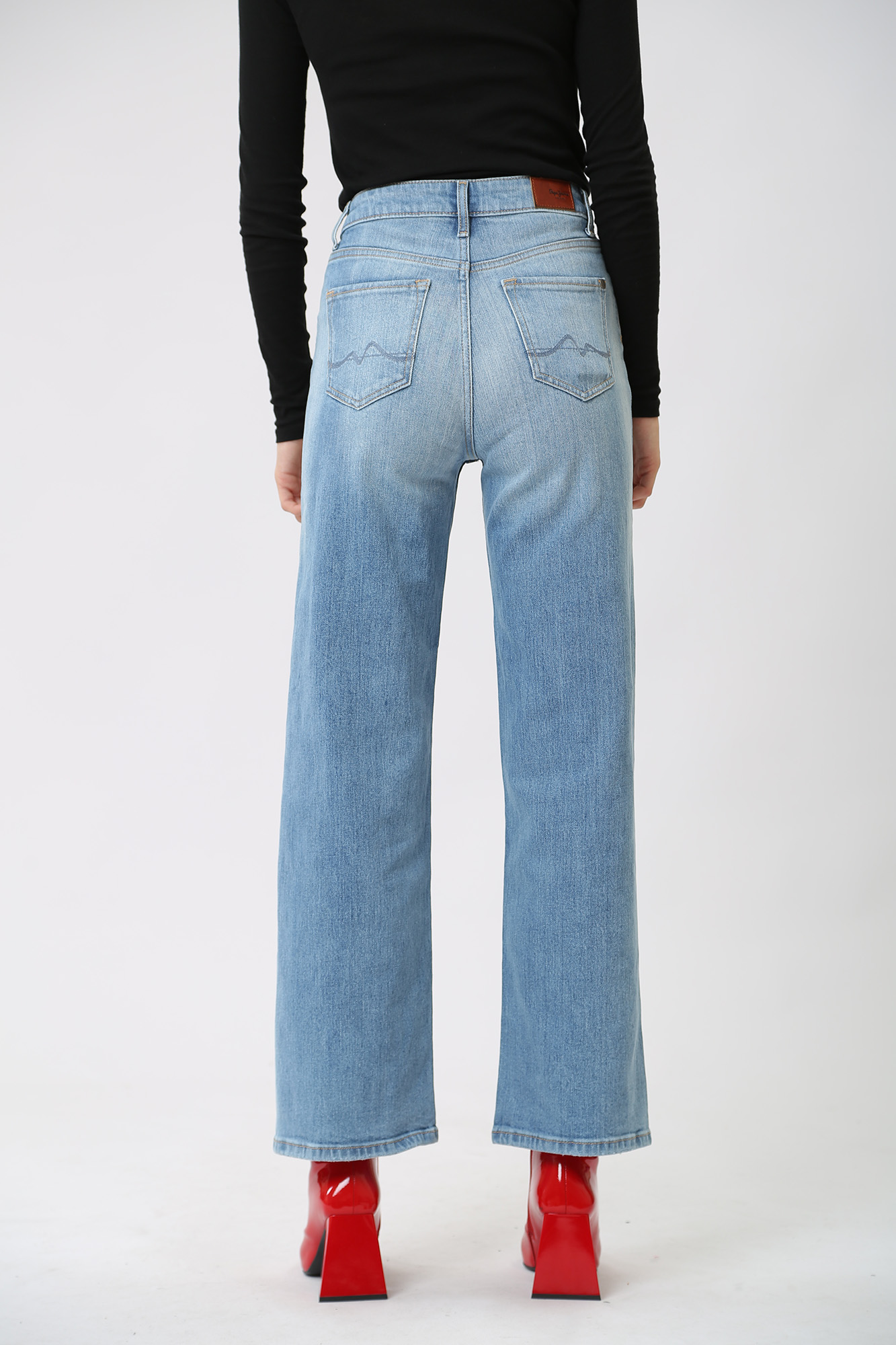 PL204598MI7 джинсы wide leg jeans uhw  pepe jeans 