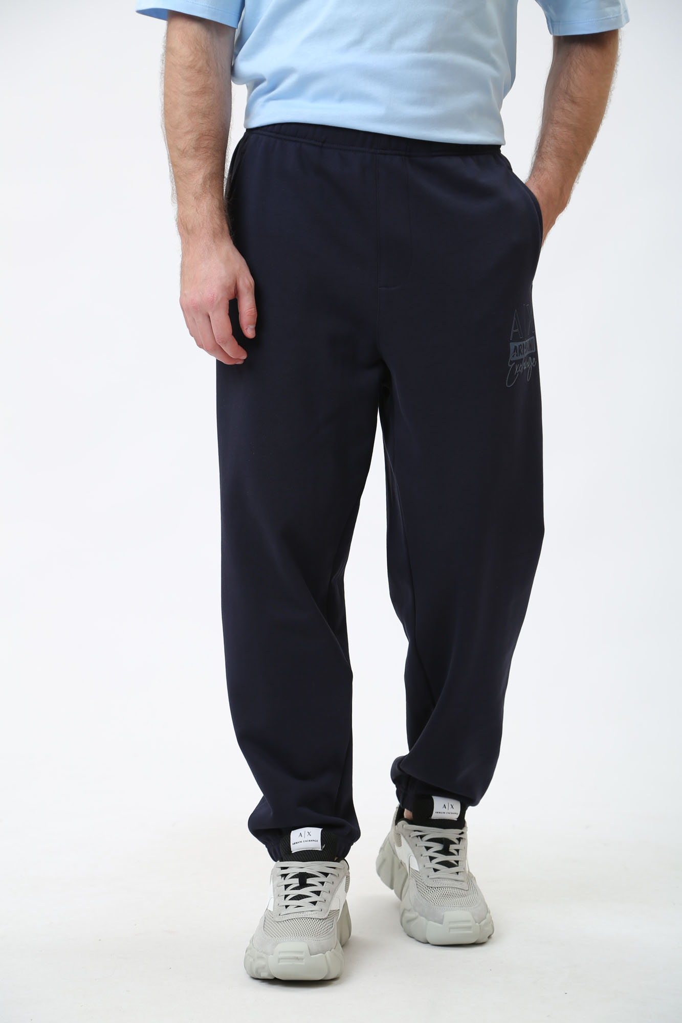 3DZPHK_ZJXRZ Брюки спортивные Armani Exchange Синий