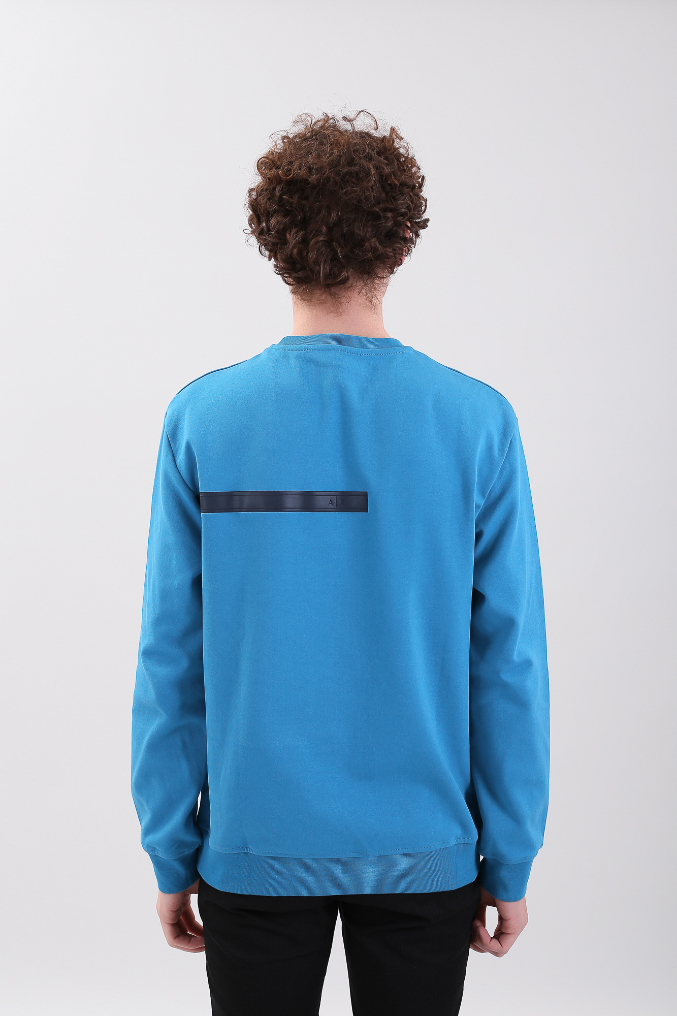 3LZMAL_ZJ8QZ Свитшот Armani Exchange Голубой