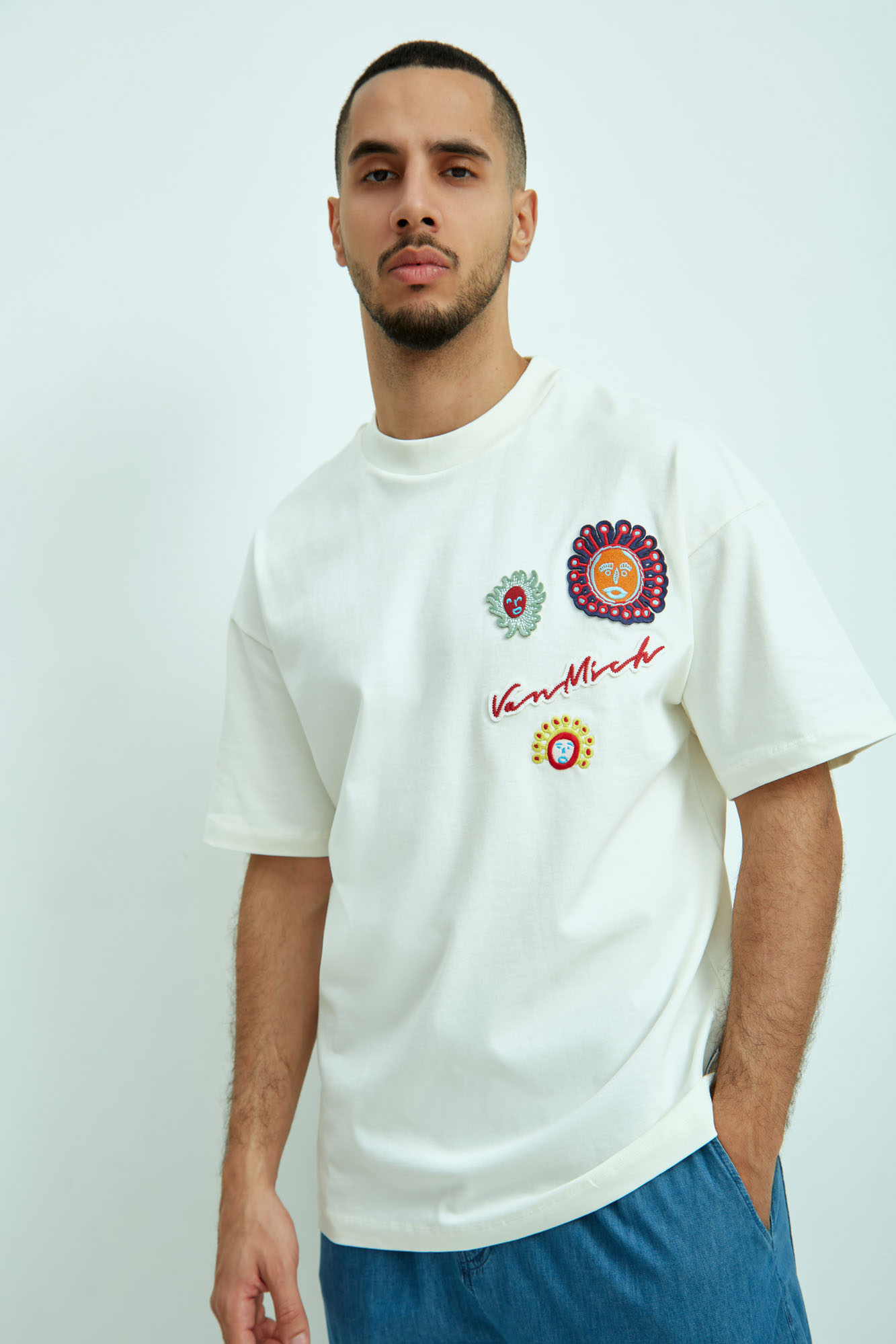 VM-ERK-22-063 Футболка Van Mich Белый
