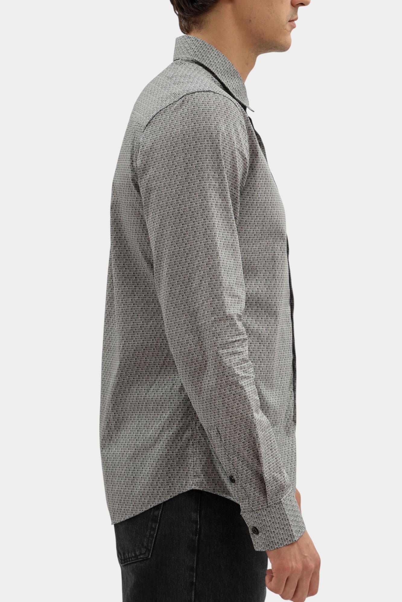 BMS1038 Рубашка Bikkembergs Серый