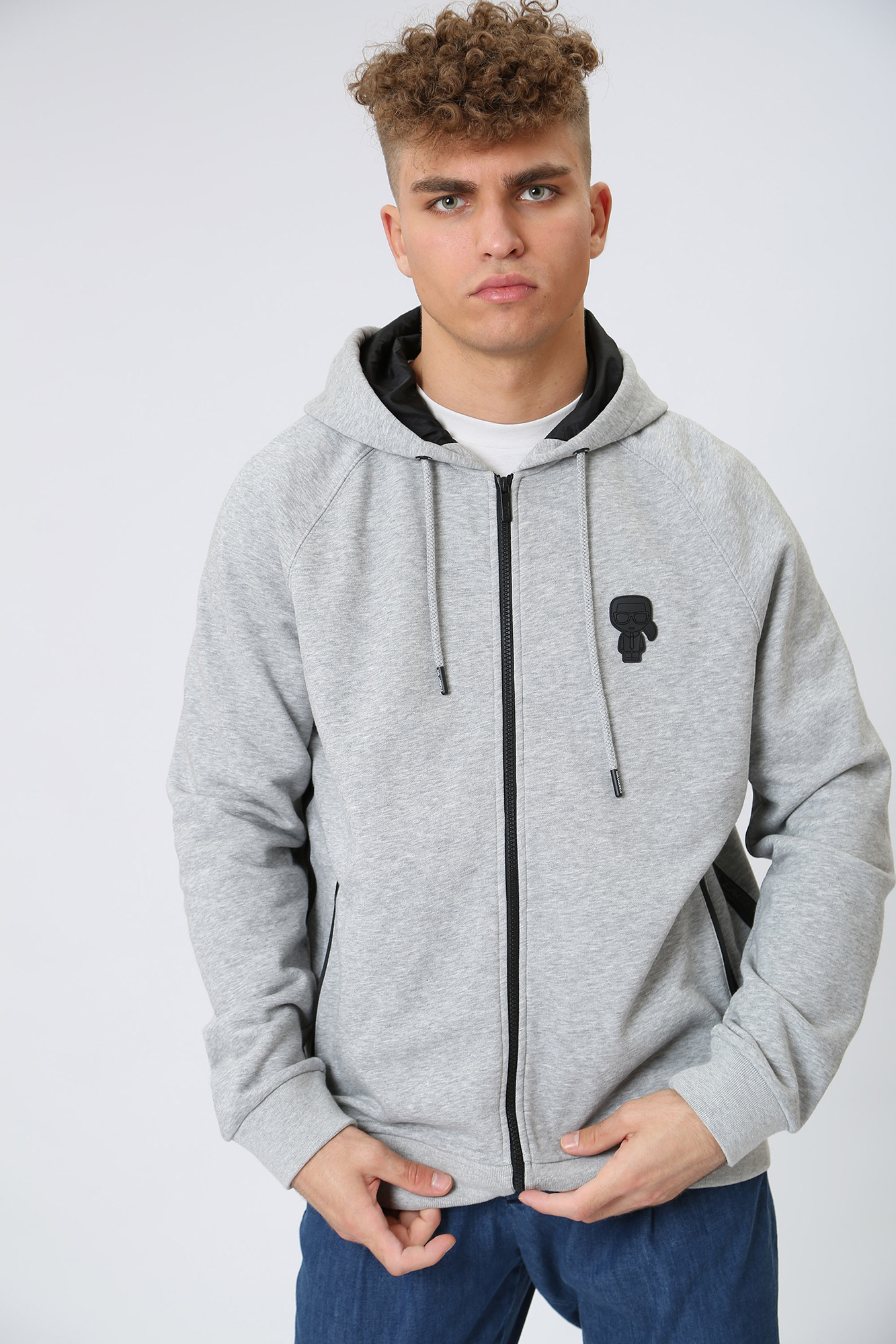 502910_705005 Толстовка с/м Karl Lagerfeld Серый