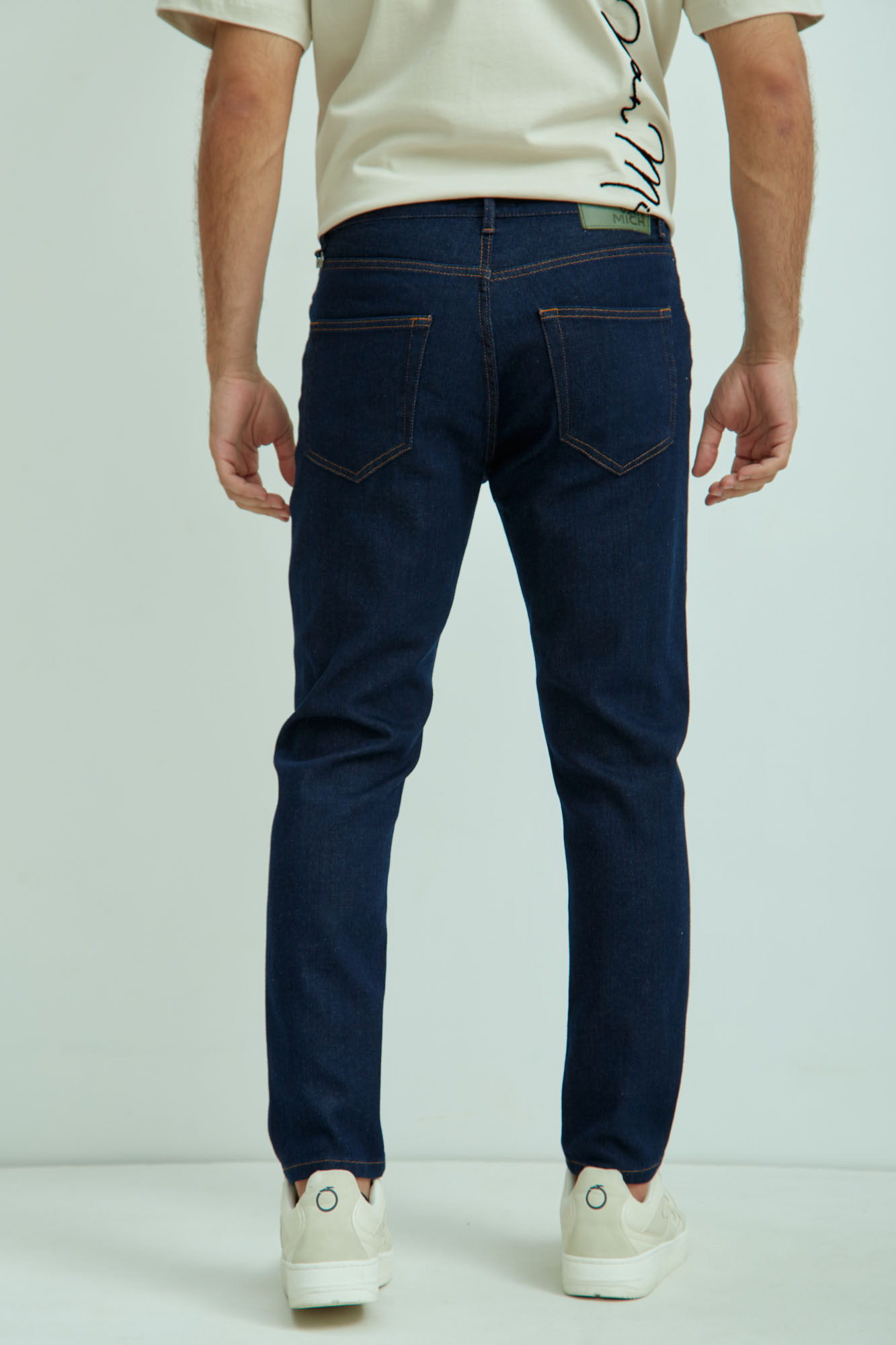 VM-OMA-33-027 Джинсы DAD  Van Mich Синий