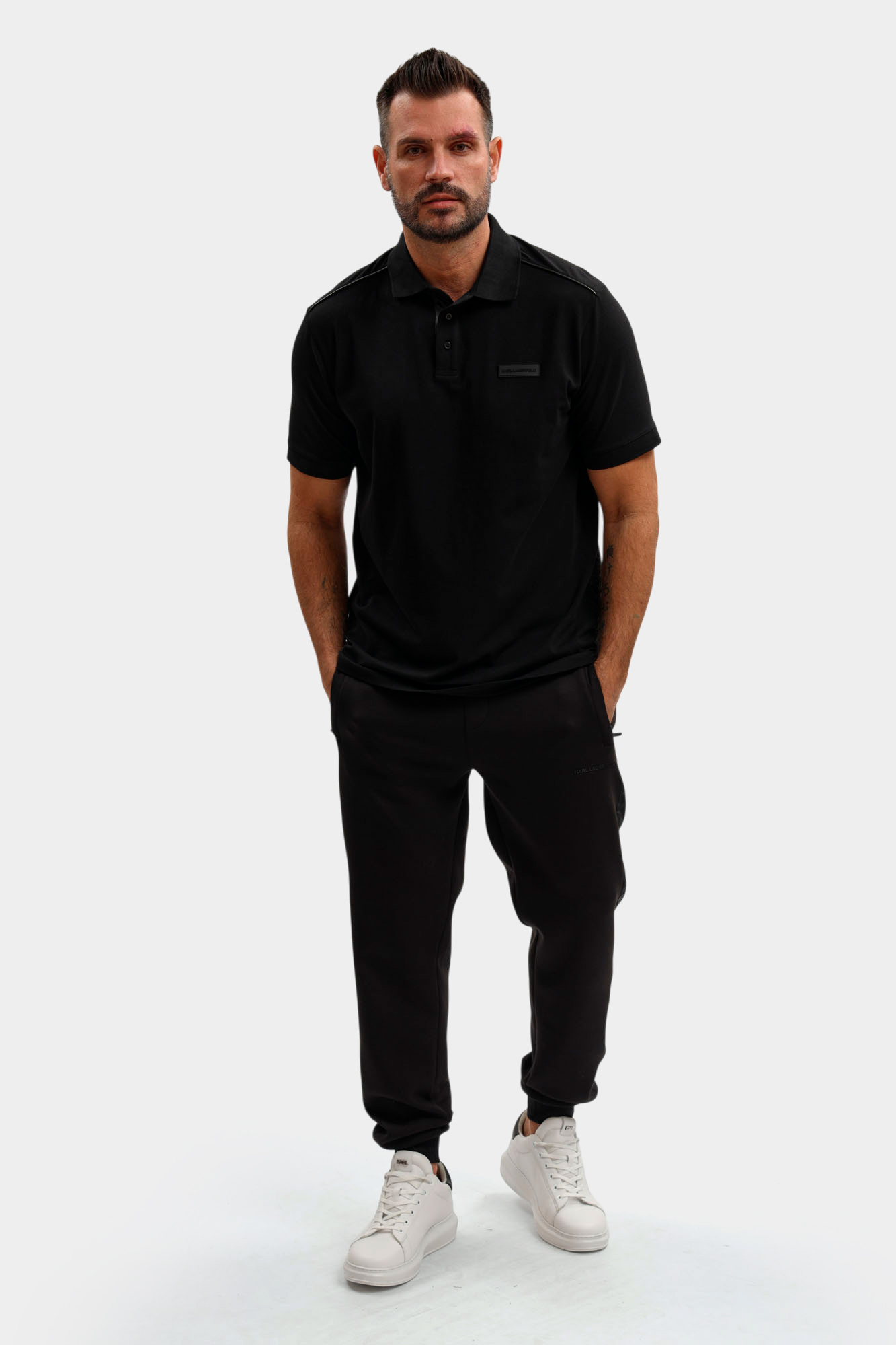 561221_745019 Поло Karl Lagerfeld Черный