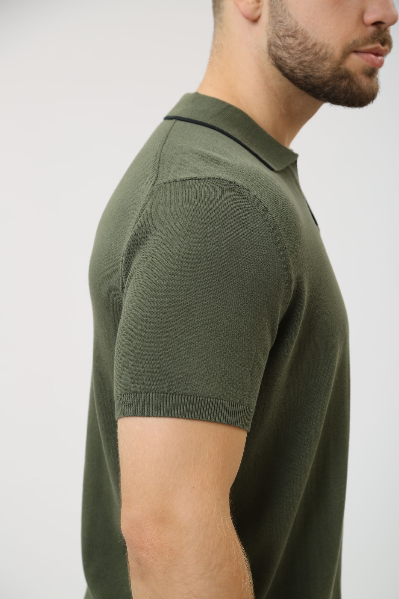 30036001_10015376 Поло Strellson Зеленый