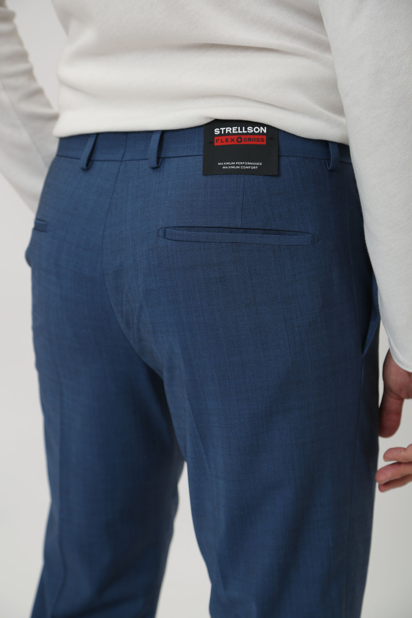 30032781_10007515 Брюки классические Strellson Синий