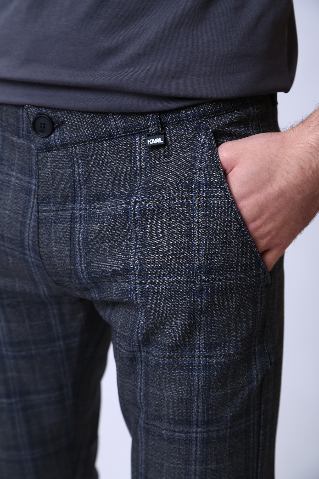 524823_255835 Брюки Karl Lagerfeld Серый