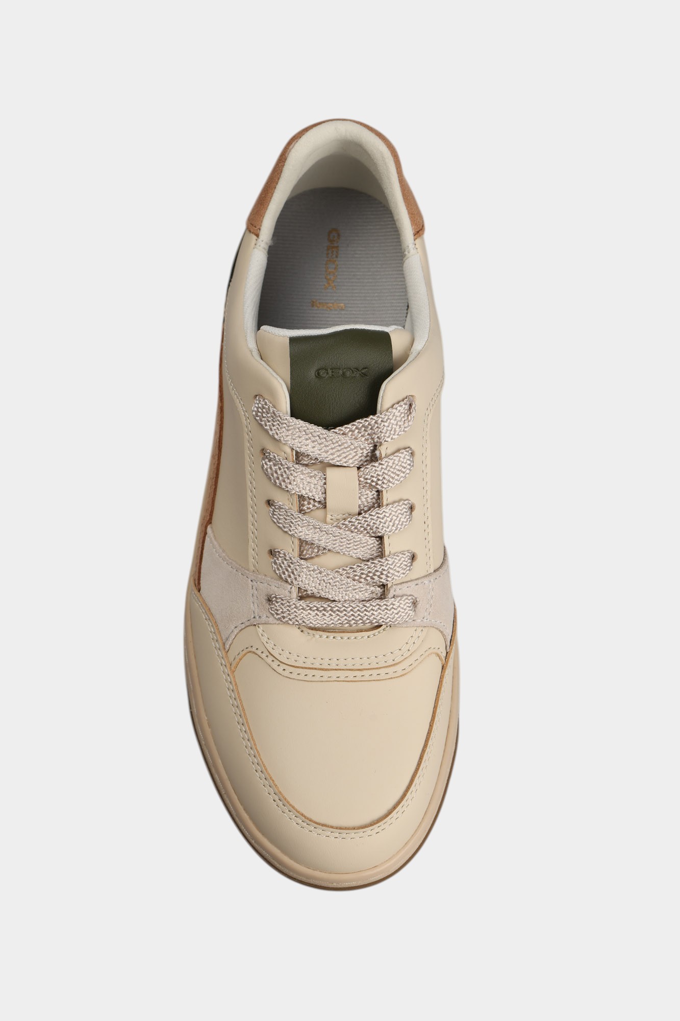 D564QB08522 Кеды Geox Бежевый