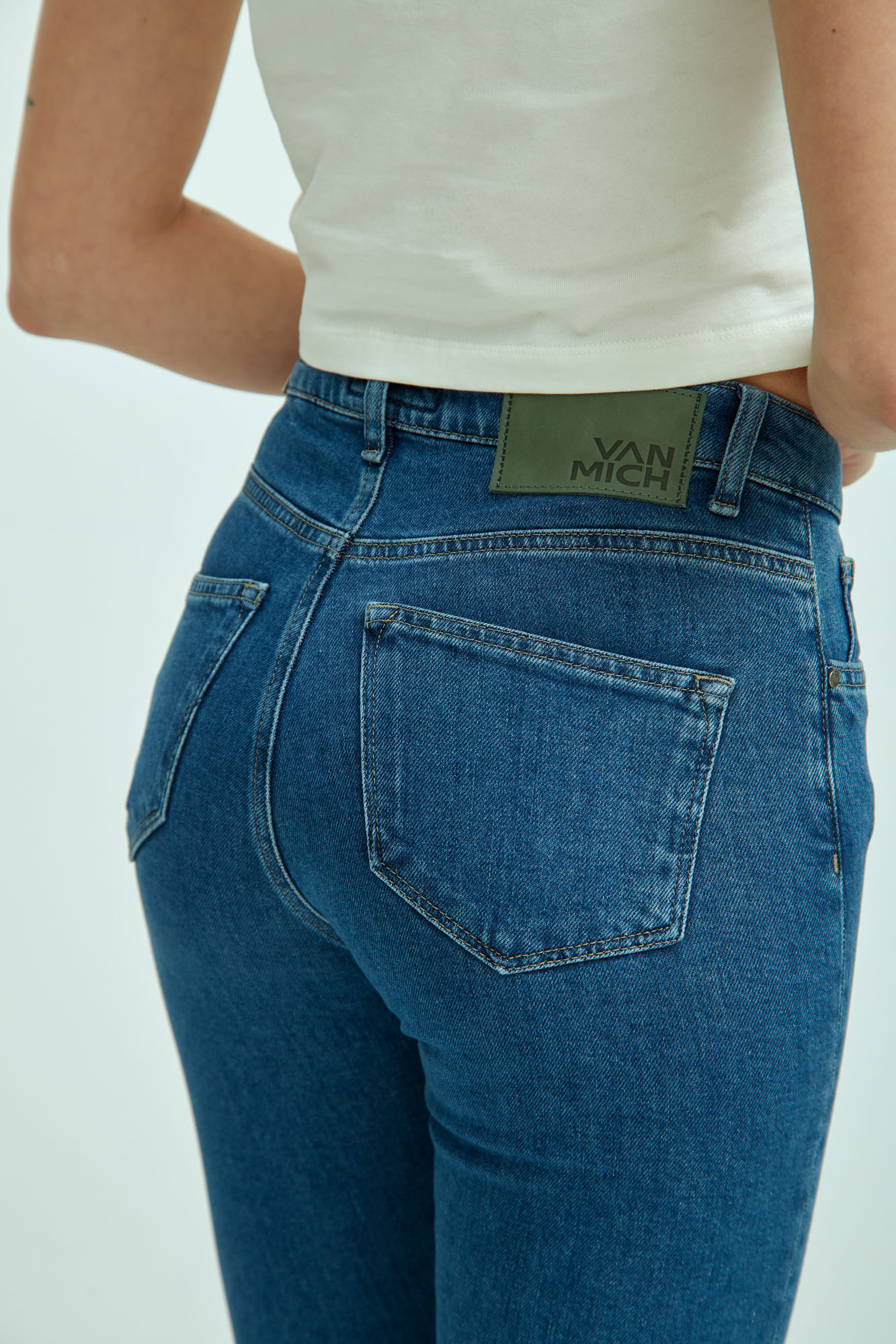 VW-OMA-33-024 джинсы high rise super skinny van mich