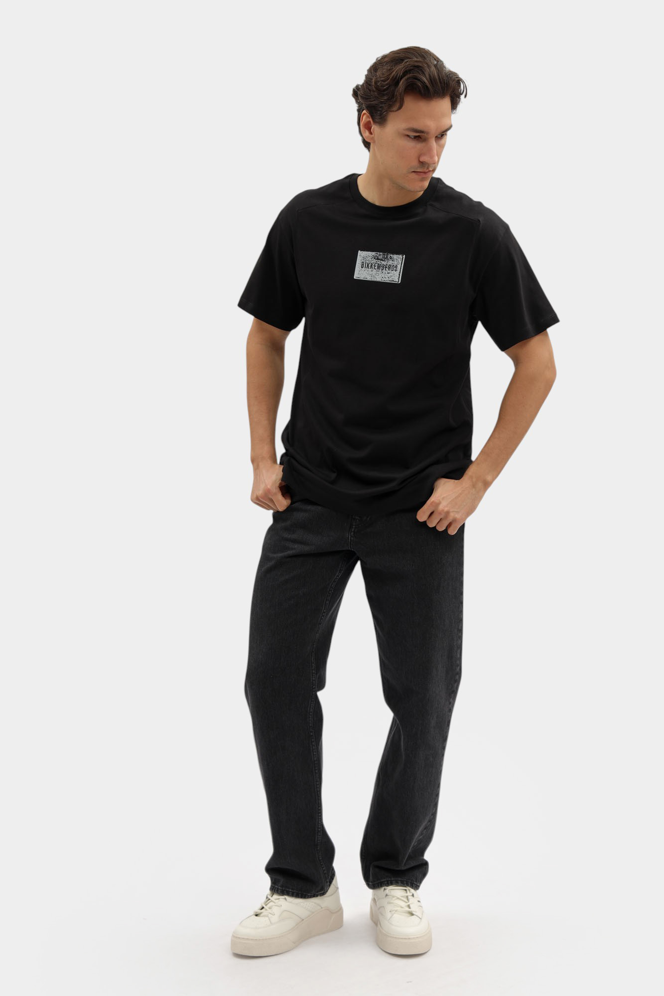 BMT1234 Футболка Bikkembergs Черный