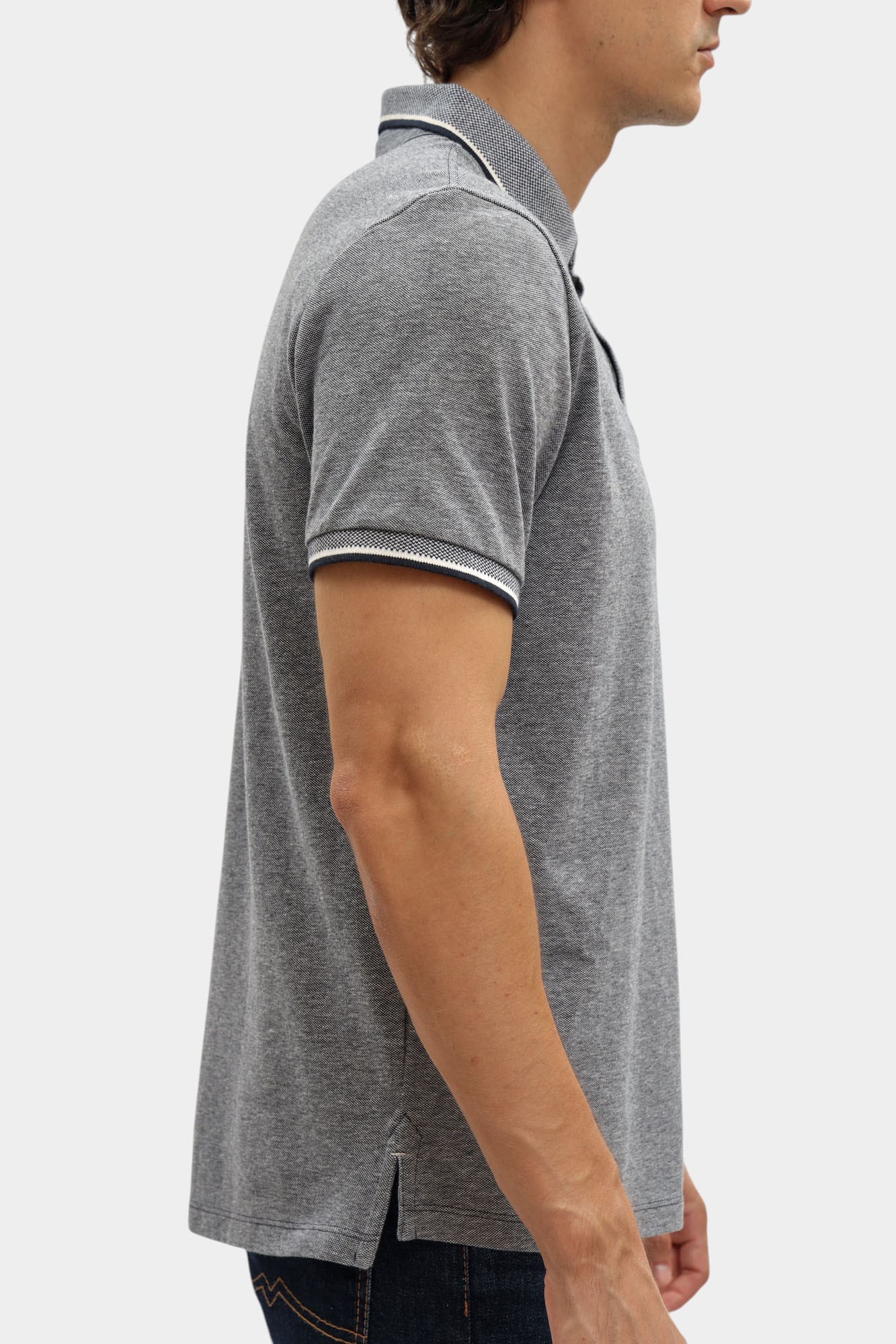 1016879 Поло Mustang Синий