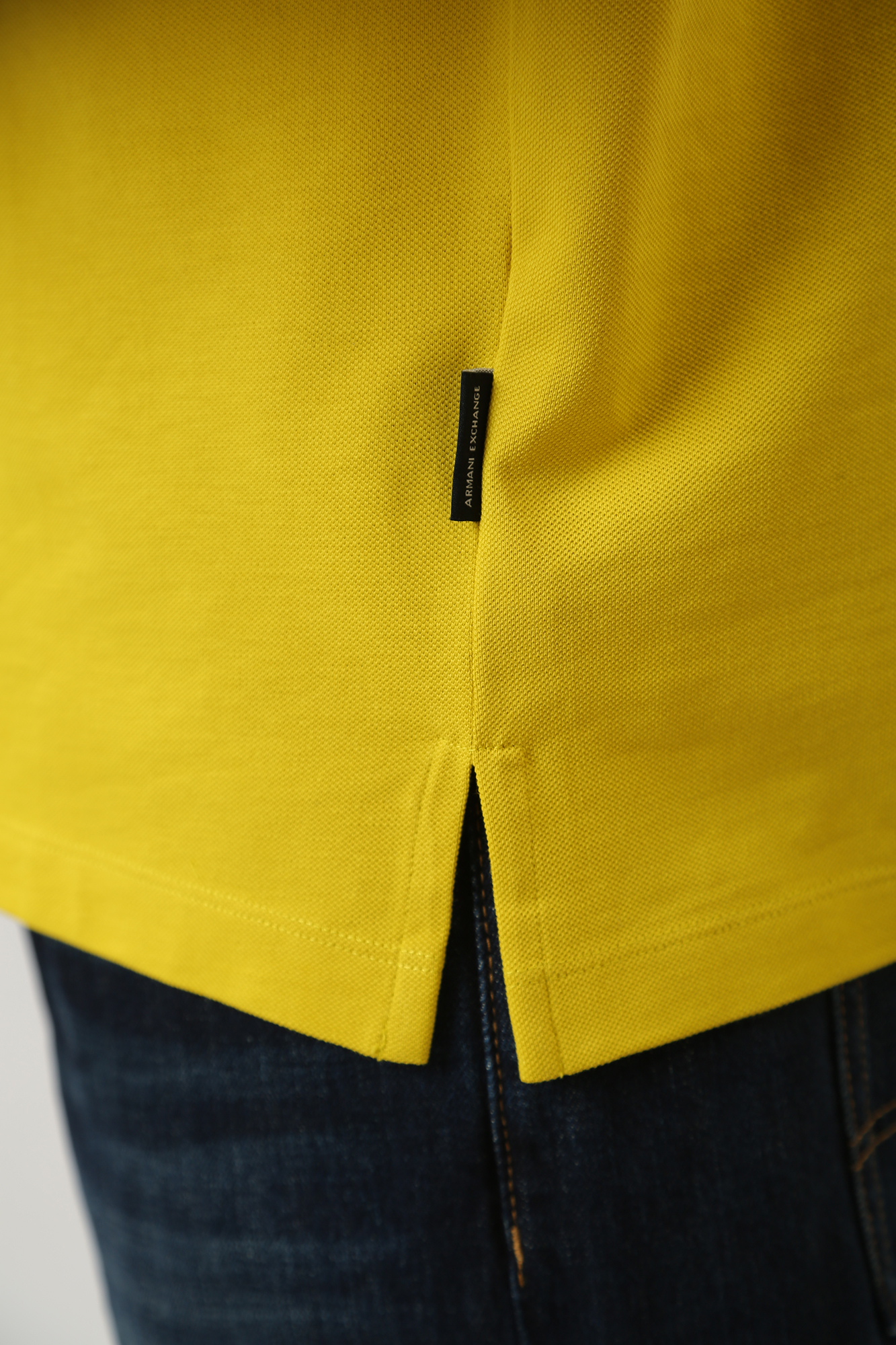 6RZFCA_ZJ9SZ Поло Armani Exchange Желтый