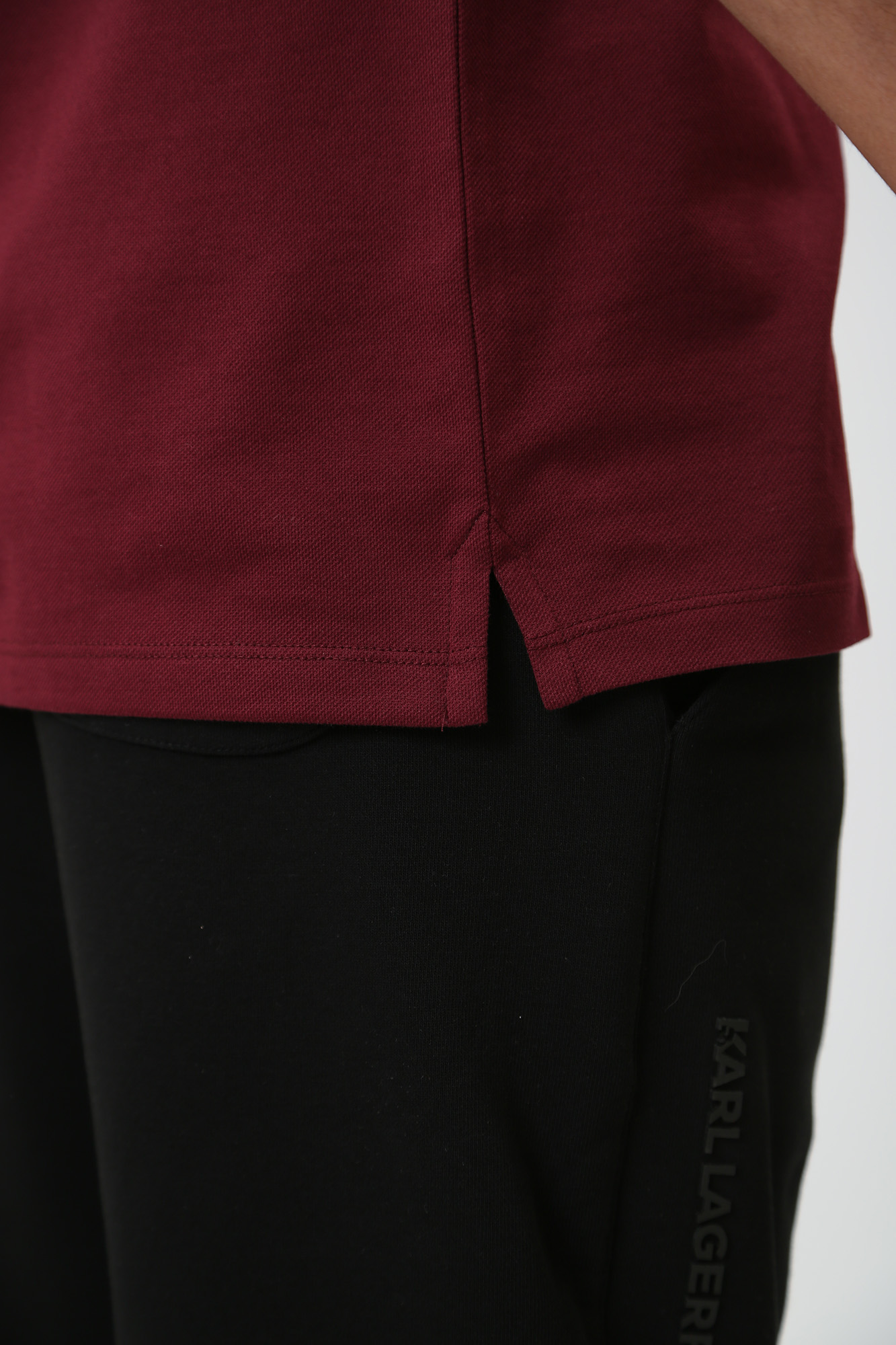 534232_745028 Поло Karl Lagerfeld Бордовый