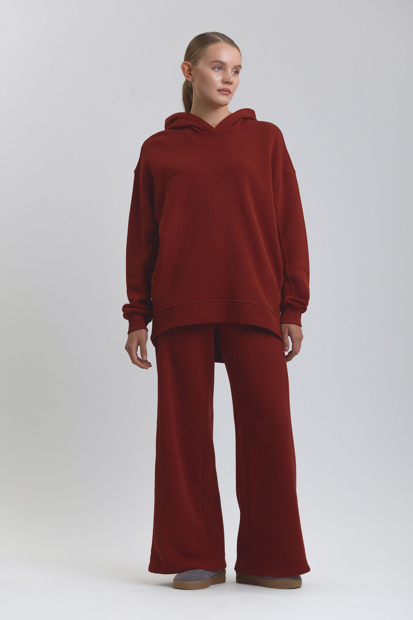 Худи The Hills Бордовый