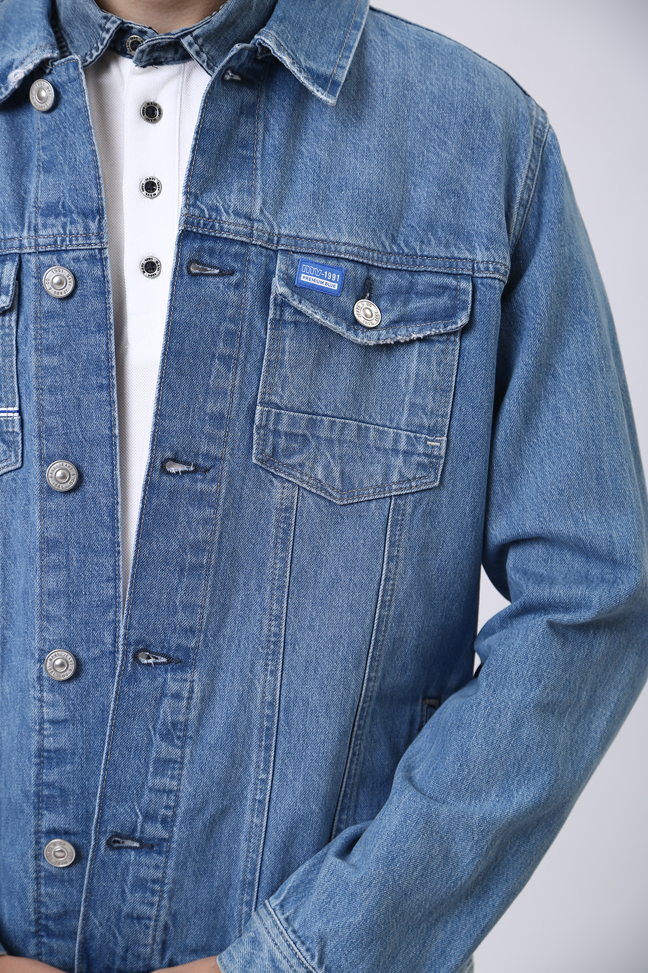 M010143 Куртка джинсовая MAVI Голубой