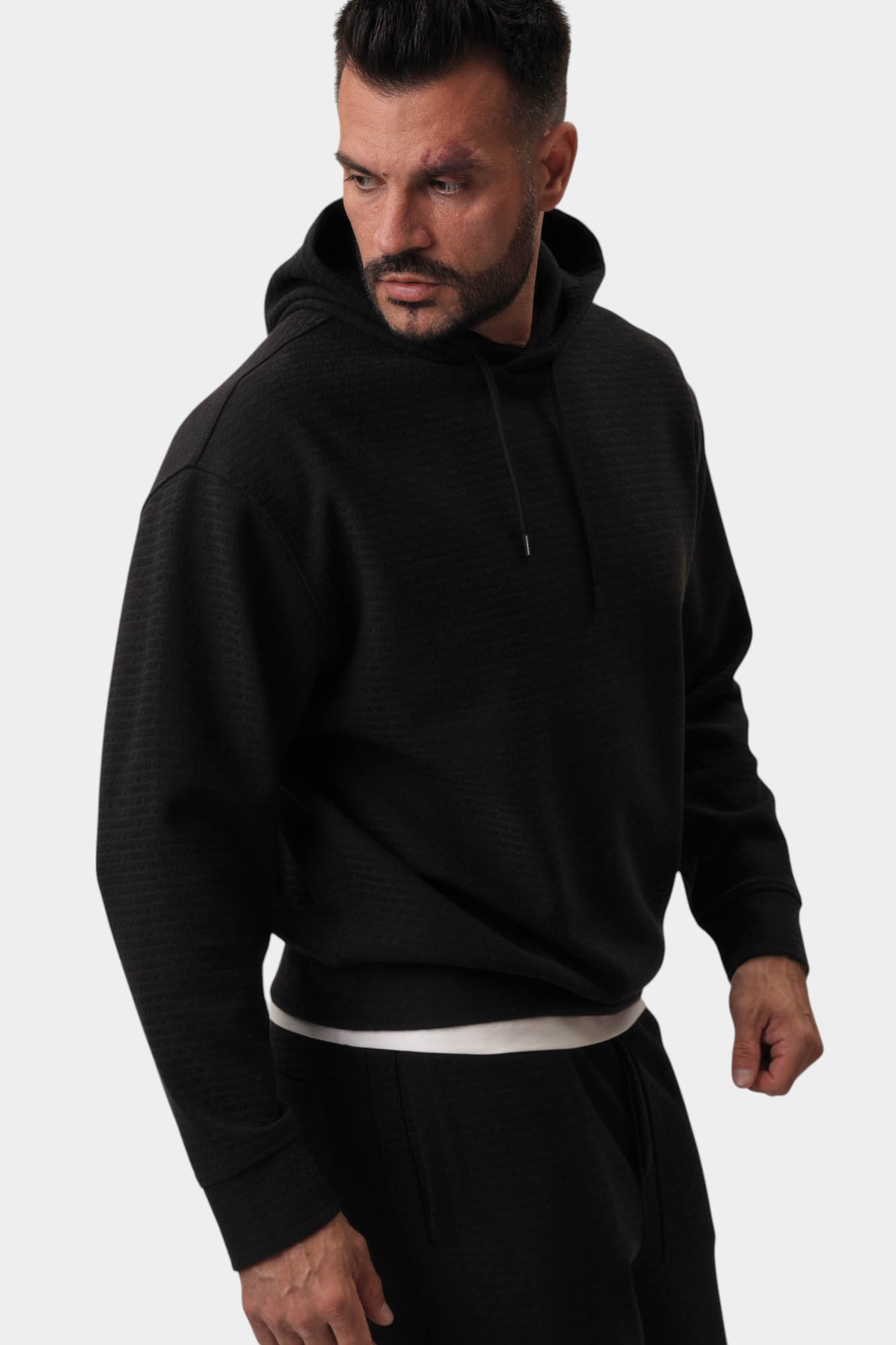EM001007_AF13700 Худи Emporio Armani Белый