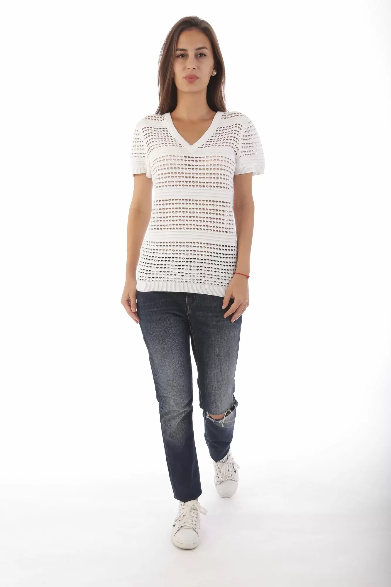 3ZYJ24_Y2JCZ джинсы super skinny high rise armani exchange 