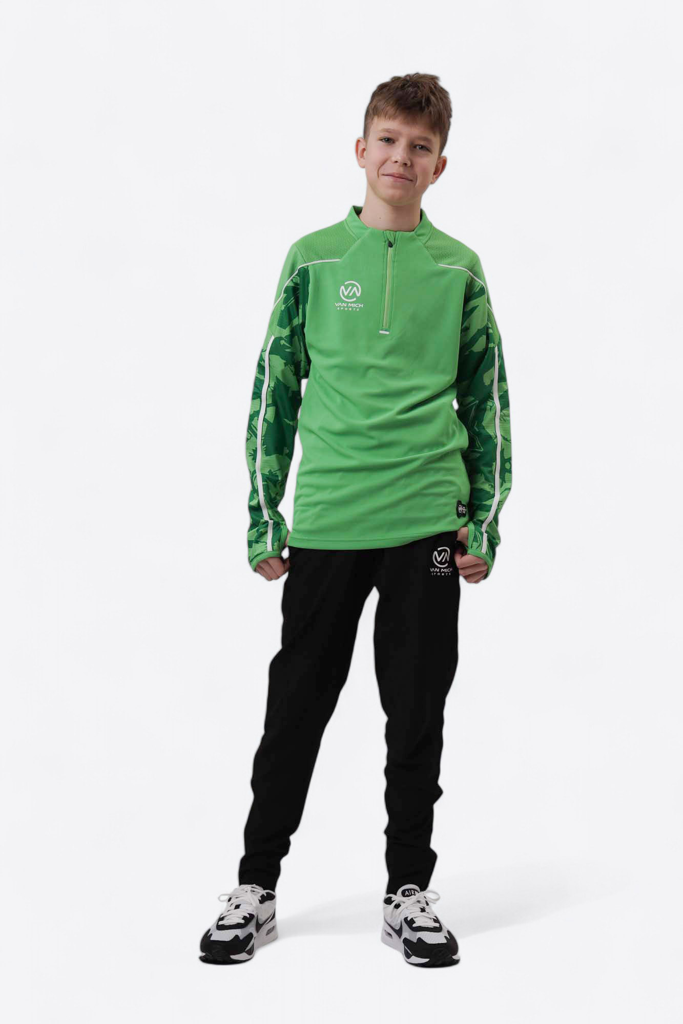 INDJ4904 Джемпер тренировочный Van Mich Sports Зеленый