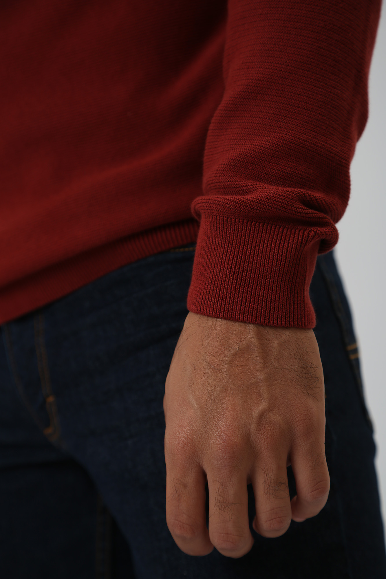 1014115 Джемпер Mustang Бордовый