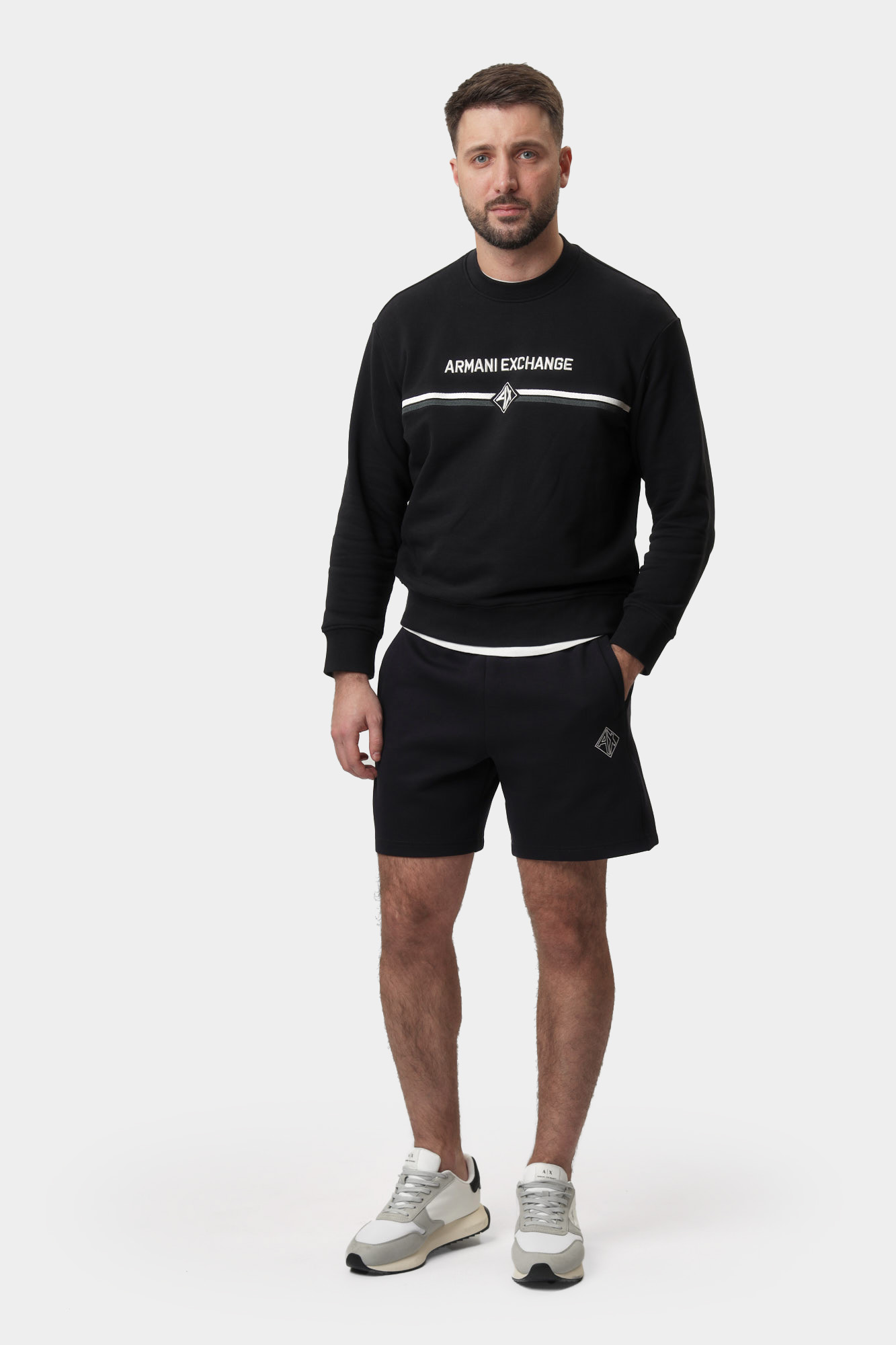 XM000228_AF10818 Шорты трикотажные Armani Exchange Синий