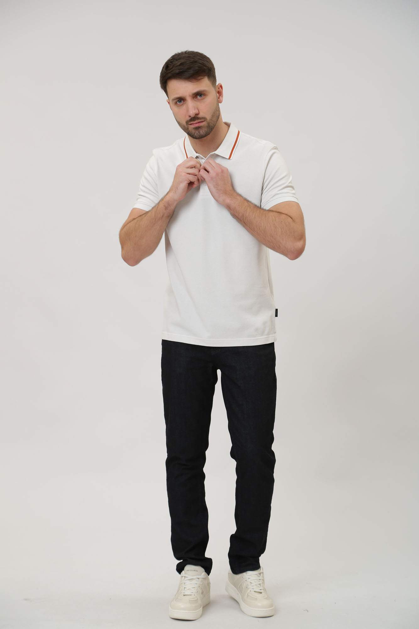 30037553_10015974 Поло Strellson Серый