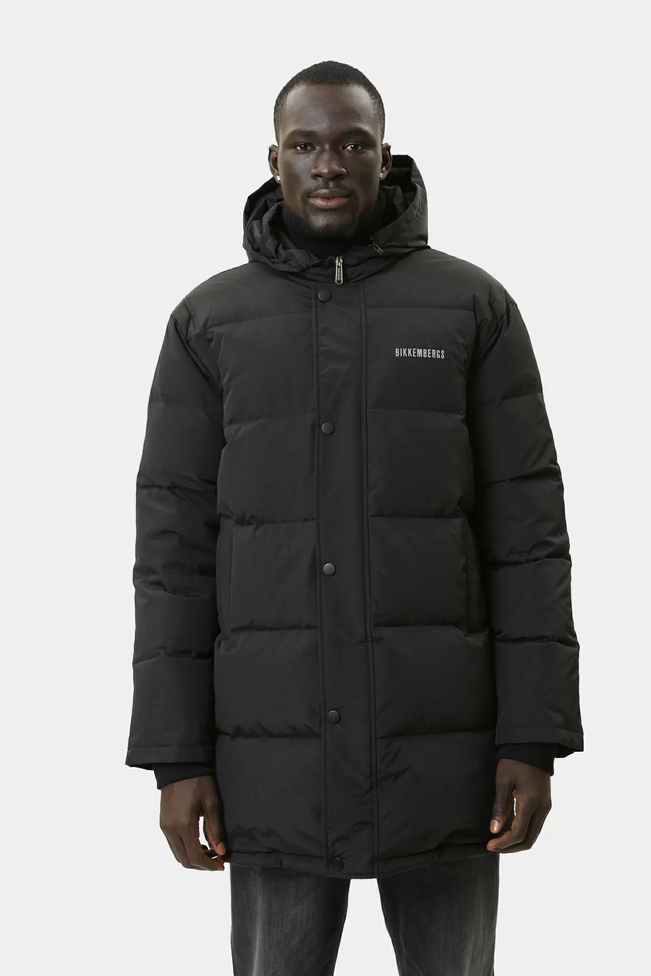 BMG0422 Пуховик Bikkembergs Черный