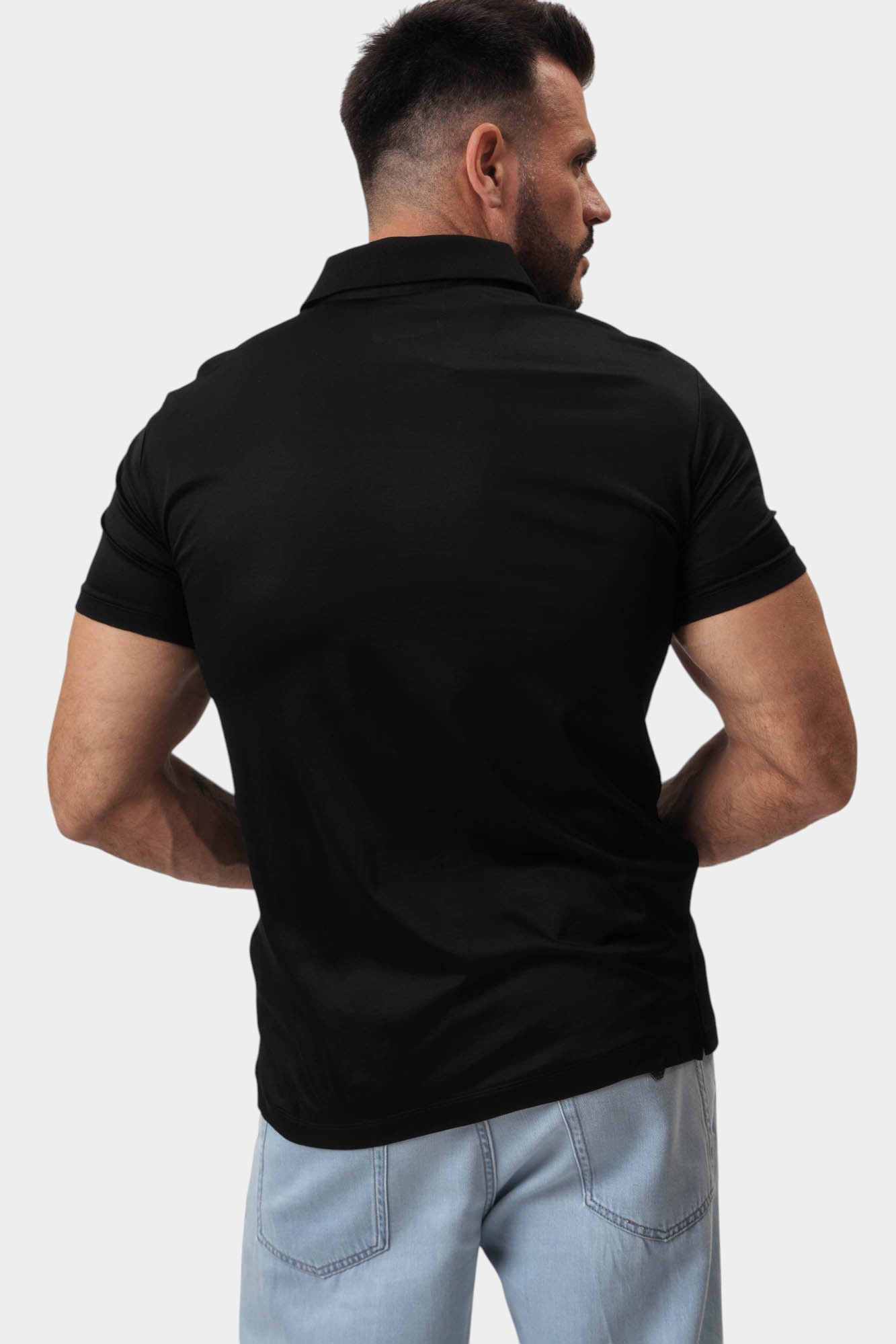 8N1F98_1JUVZ Поло Emporio Armani Черный