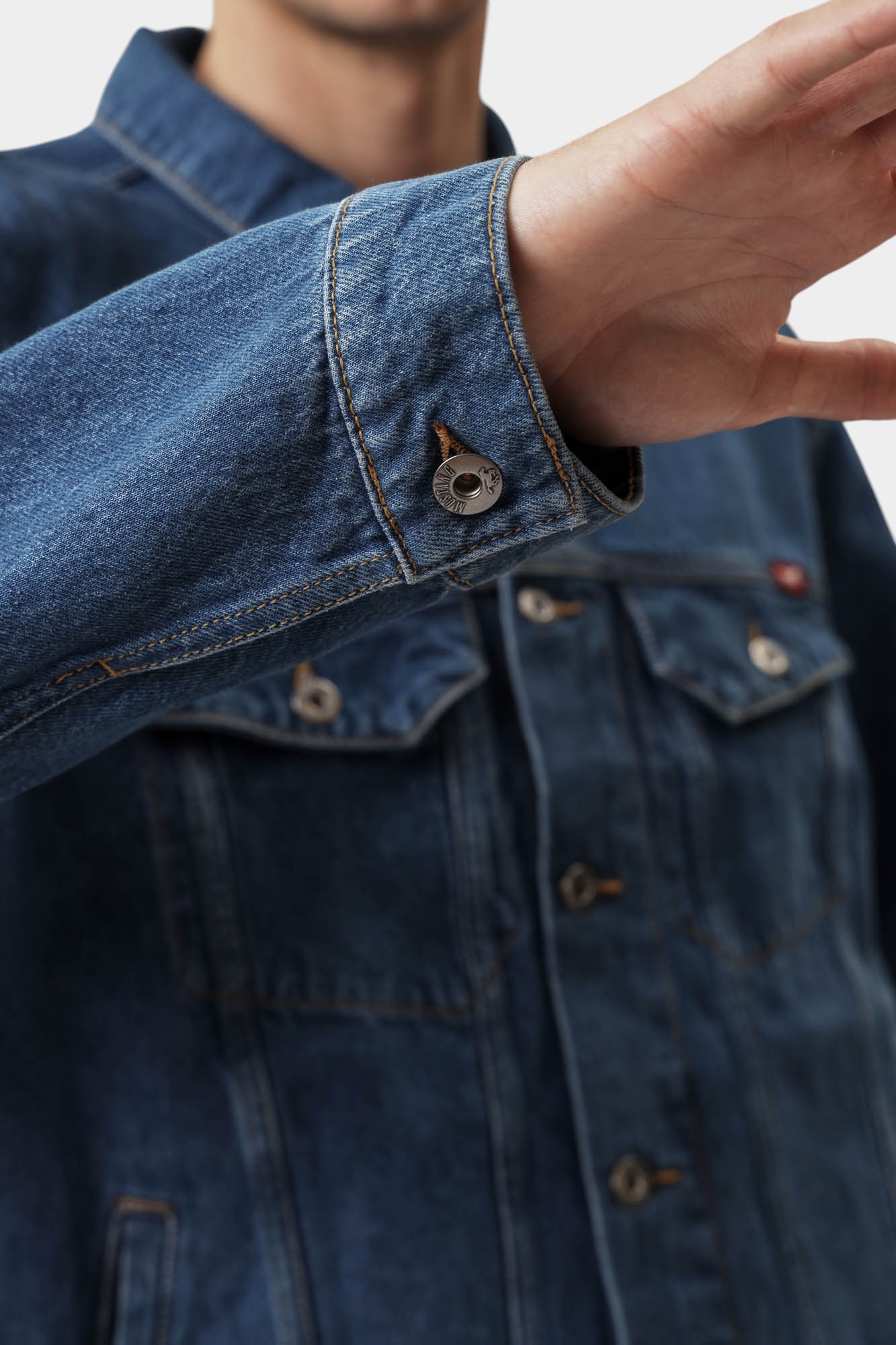 1016352-5000 Куртка джинсовая Mustang Синий