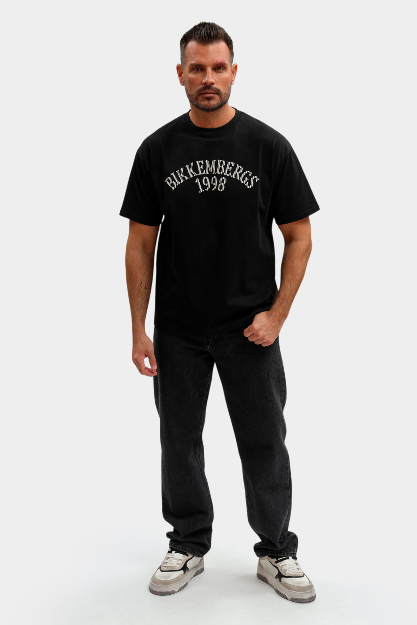 BMT1575 Футболка Bikkembergs Черный