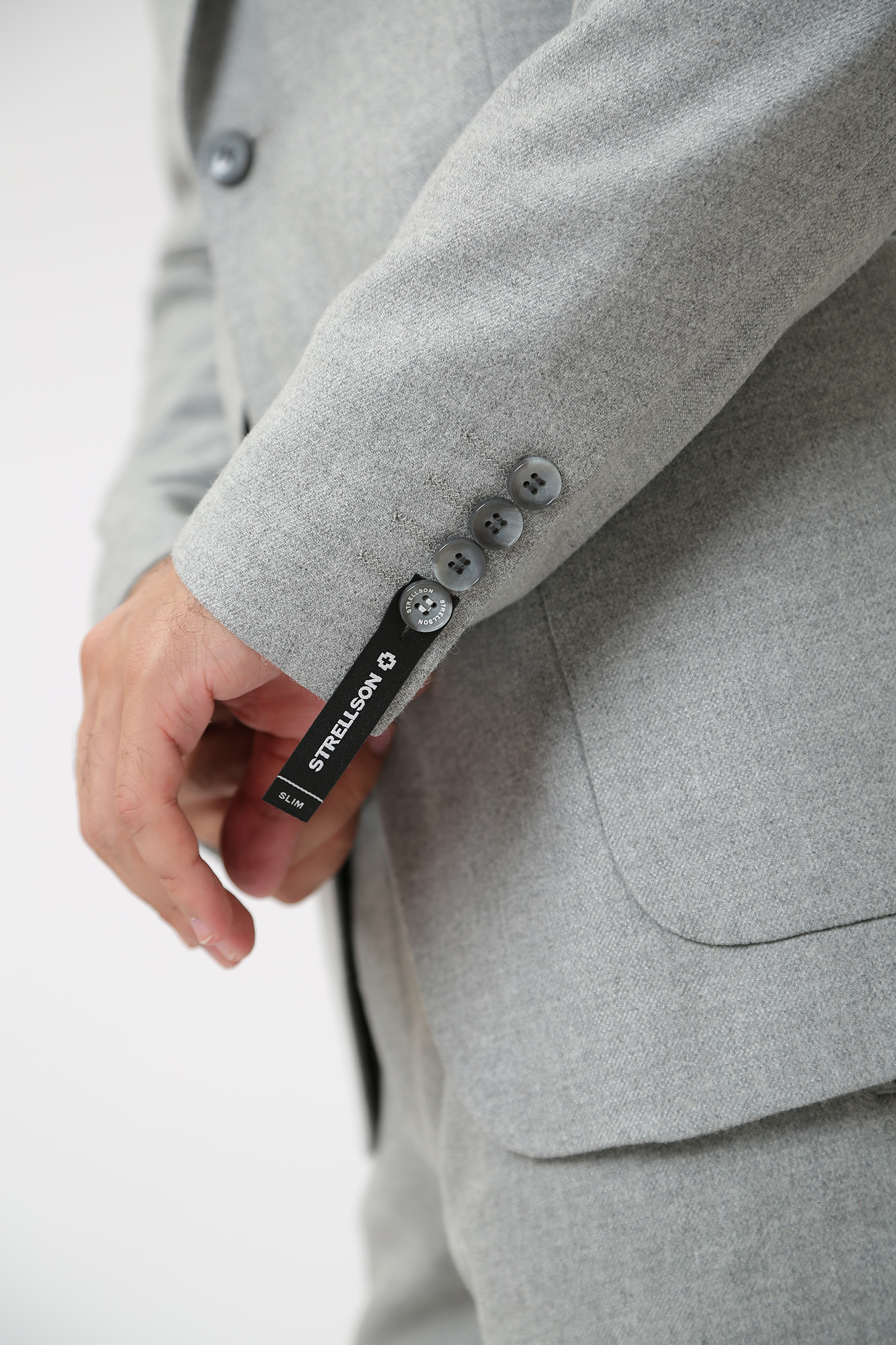 30040660_10016469 Пиджак классический Strellson Серый