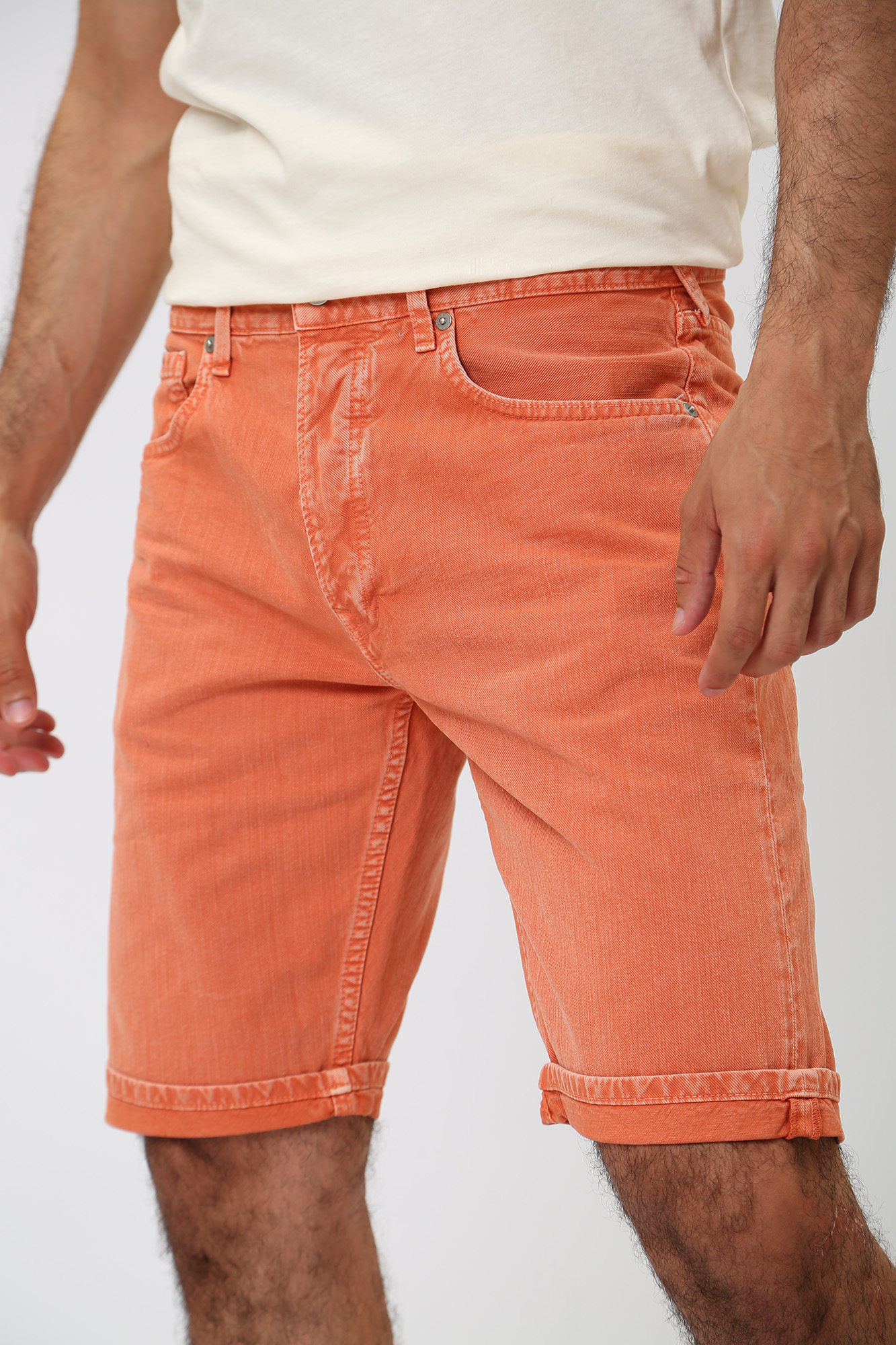 PM801014 Шорты джинсовые Pepe Jeans Оранжевый