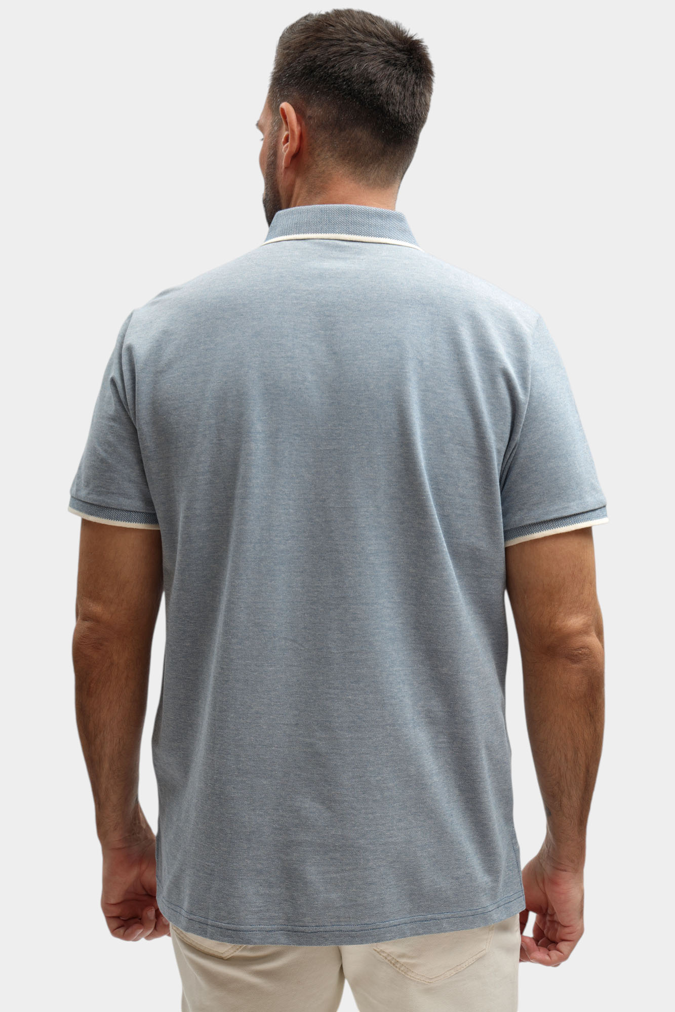 1017411 Поло Mustang Синий