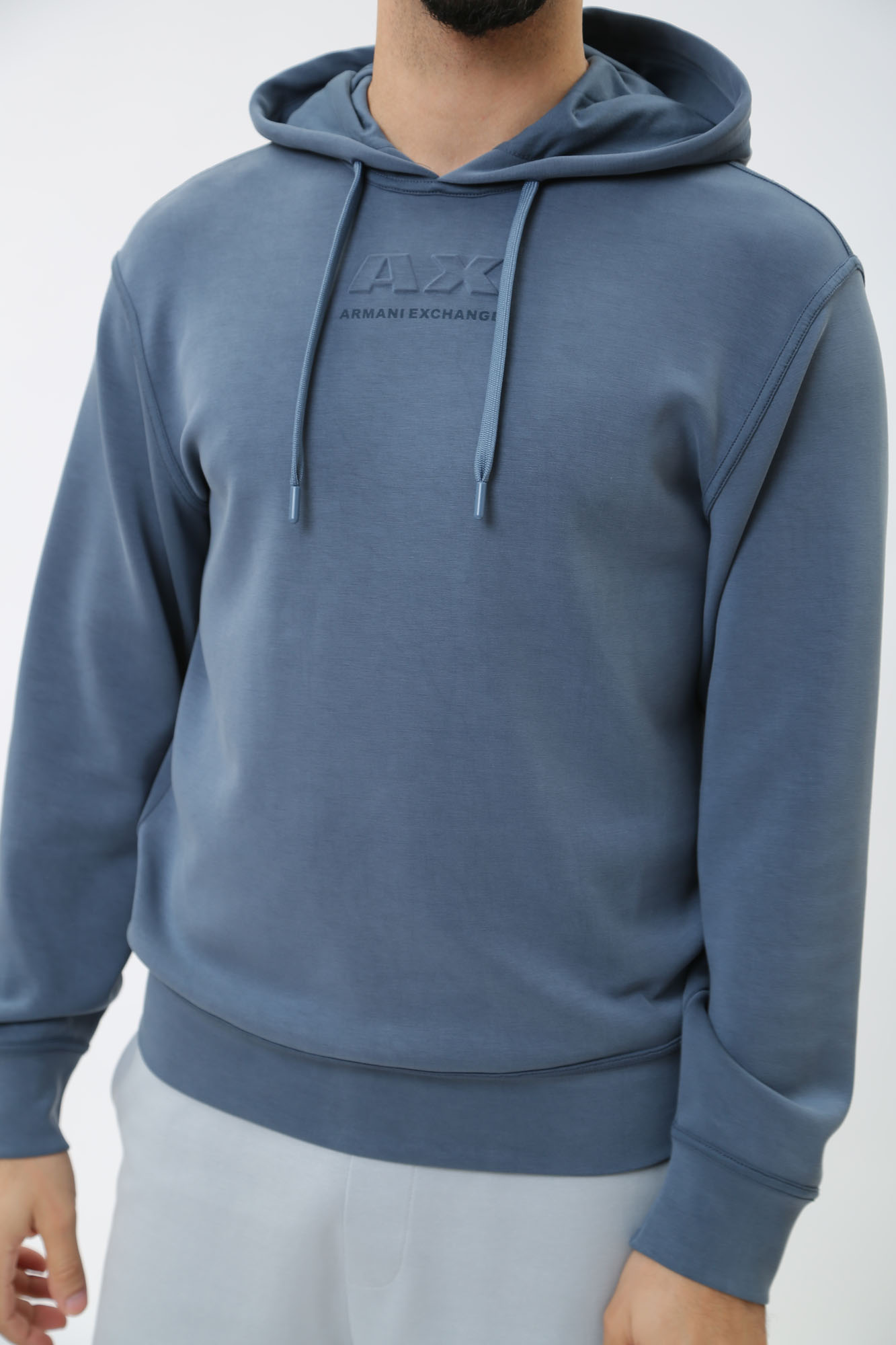 3DZMAB_ZJUBZ Худи Armani Exchange Синий