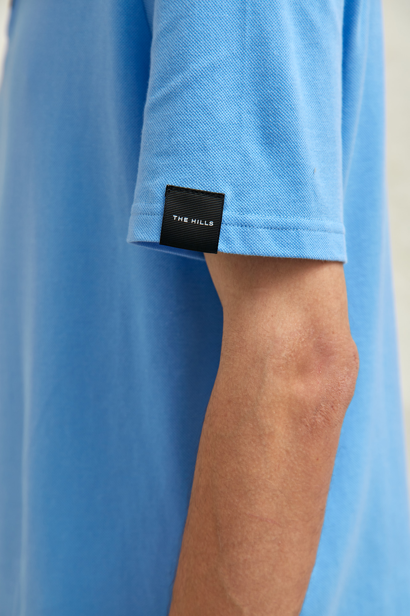 M-232-P-23-0069 Поло The Hills Голубой
