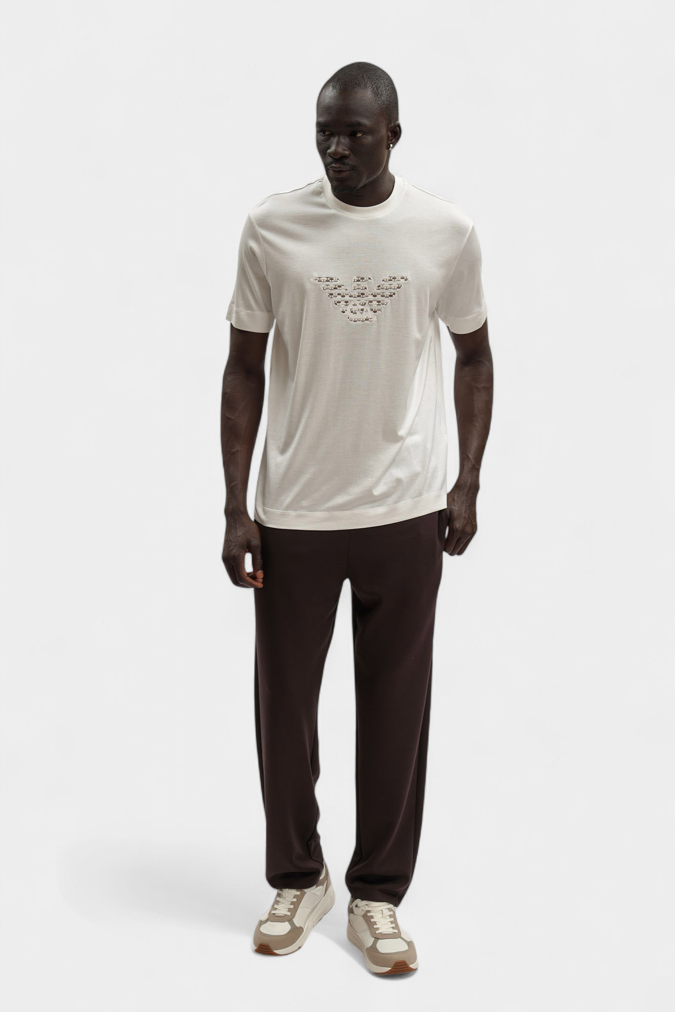 EM003007_ AF18312 Футболка Emporio Armani Белый