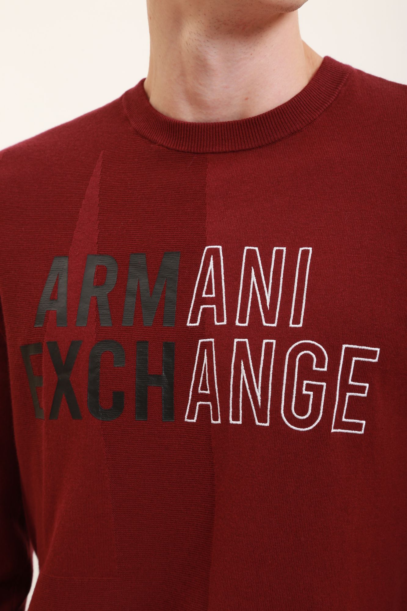 6KZM1A_ZML5Z Джемпер Armani Exchange Бордовый