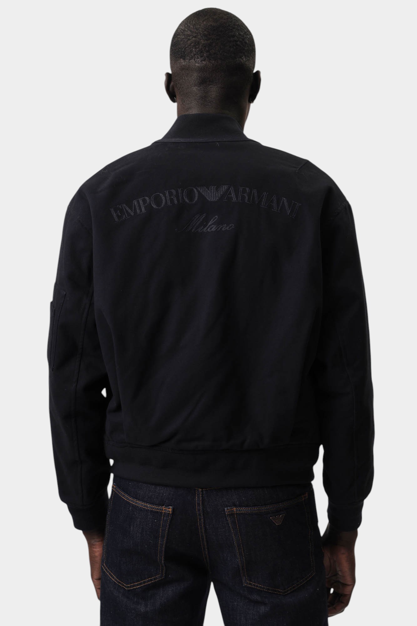 EM001361_AF12938 Бомбер Emporio Armani Синий