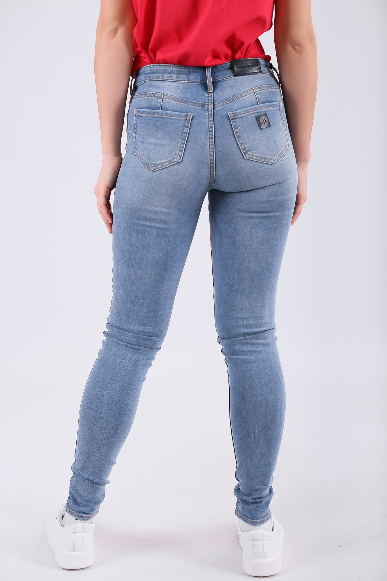 3LYJ69_Y3SDZ джинсы super skinny armani exchange 