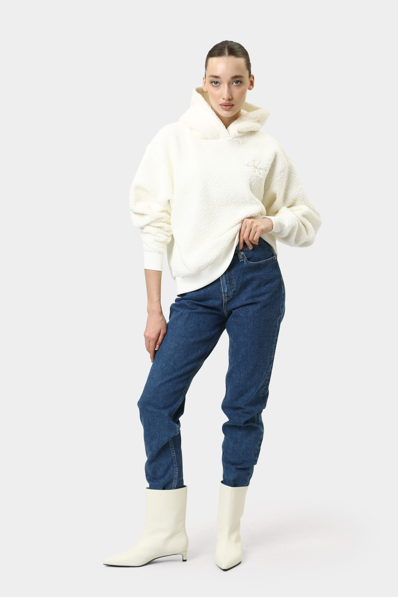 Худи Calvin Klein Jeans Молочный