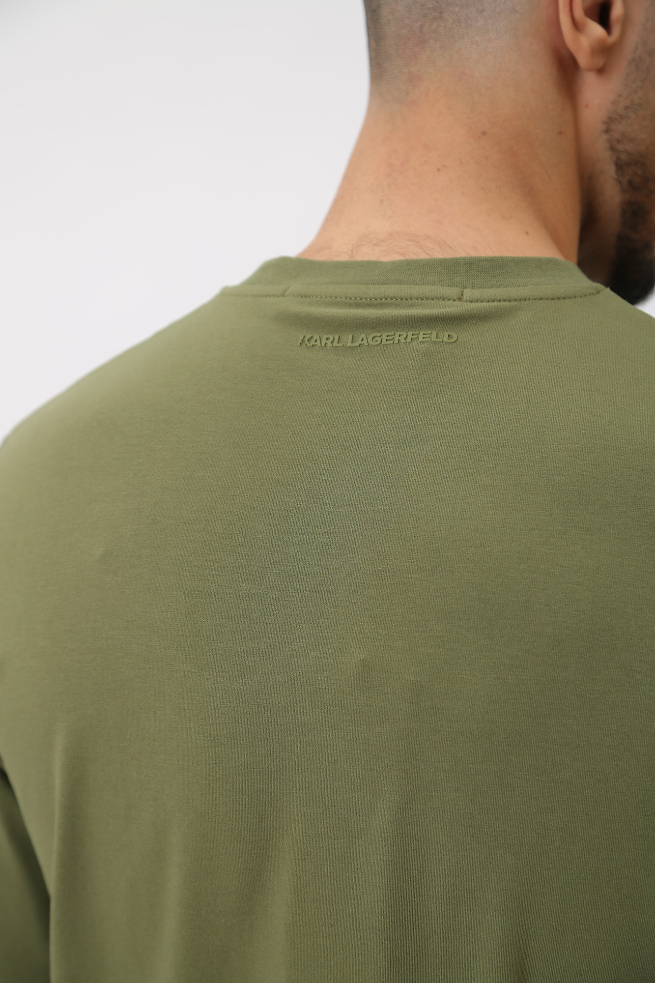 534221_755028 Лонгслив Karl Lagerfeld Зеленый