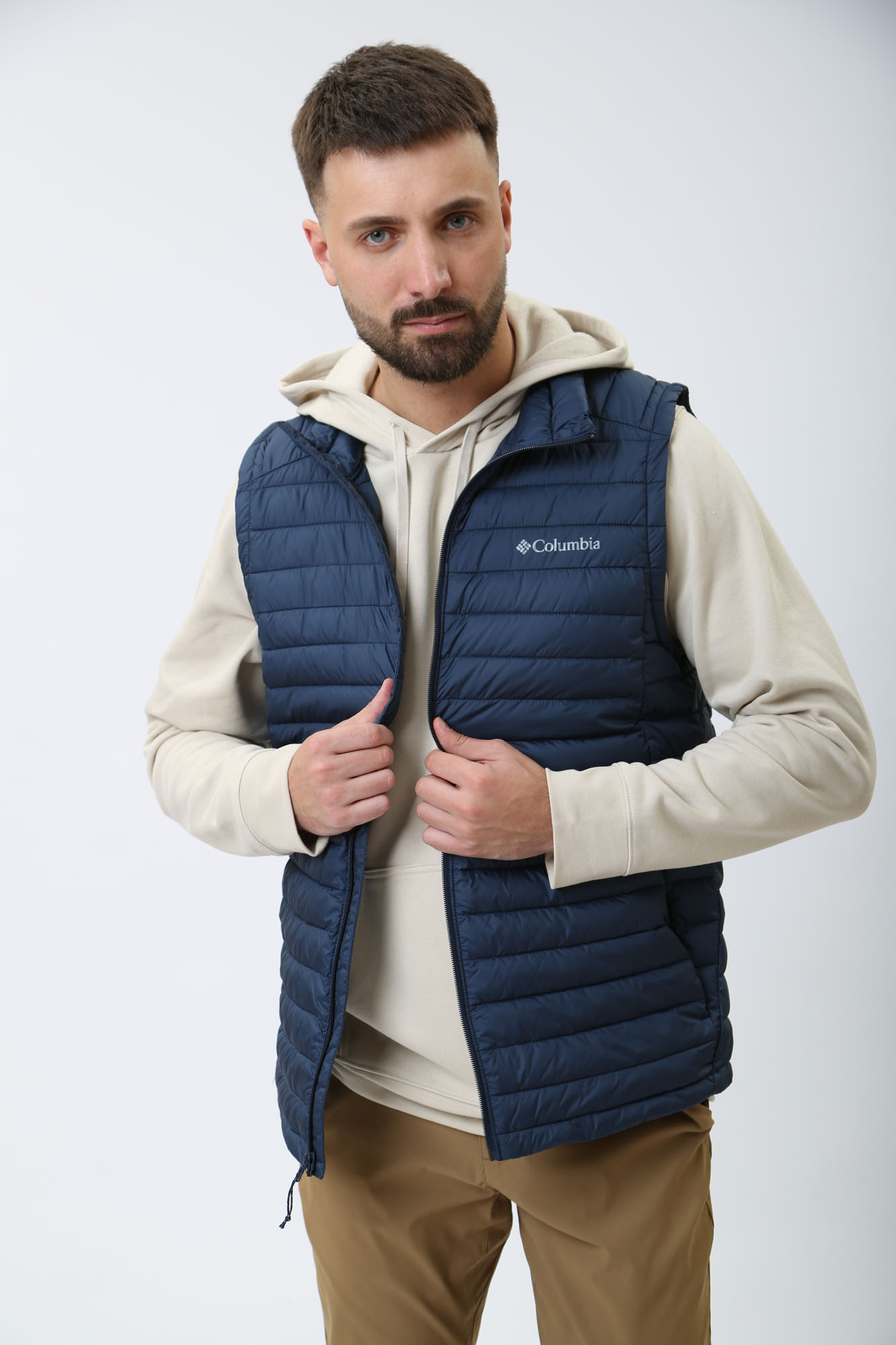 2034511 Жилет пуховой Columbia Синий