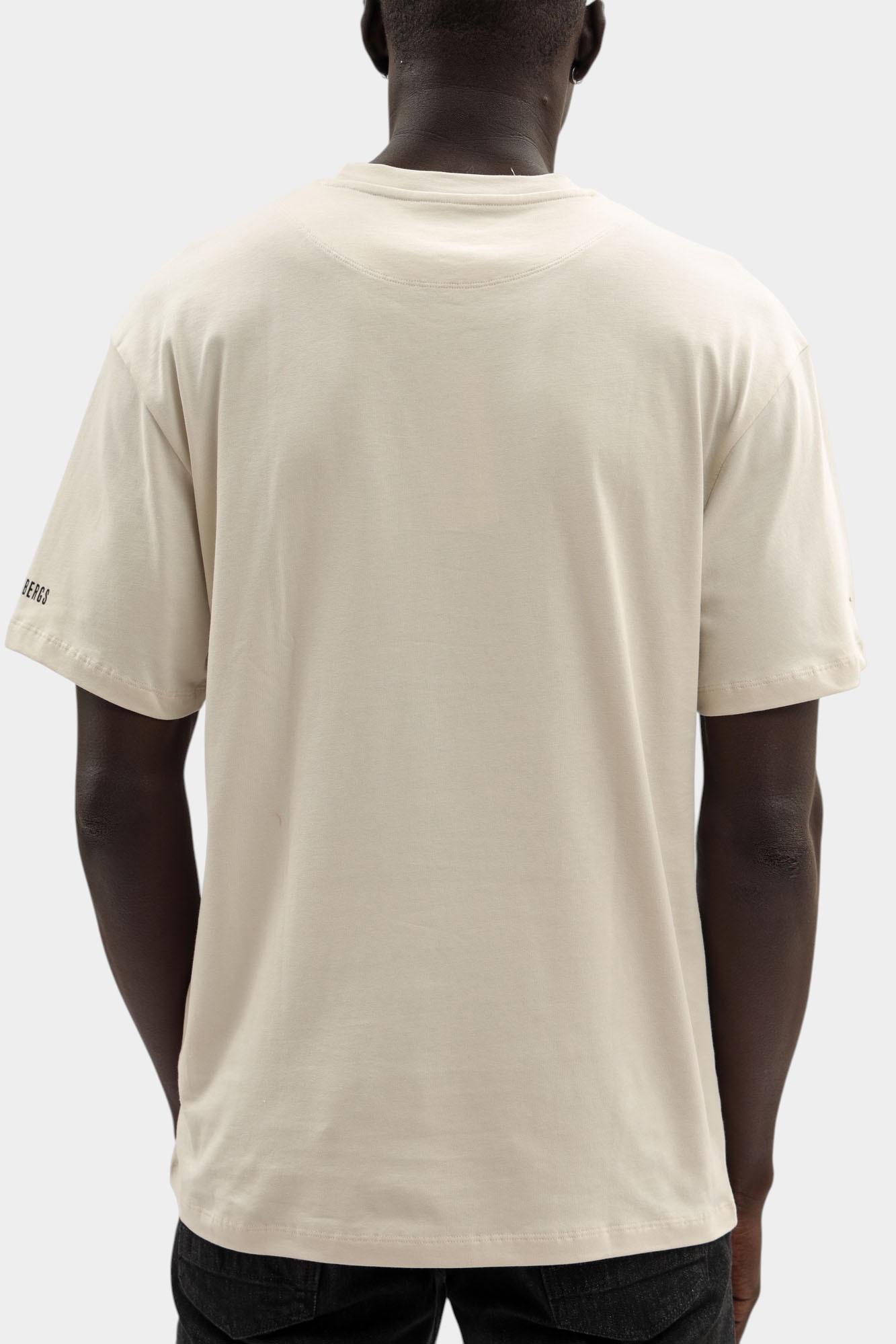 BMT1221 Футболка Bikkembergs Бежевый