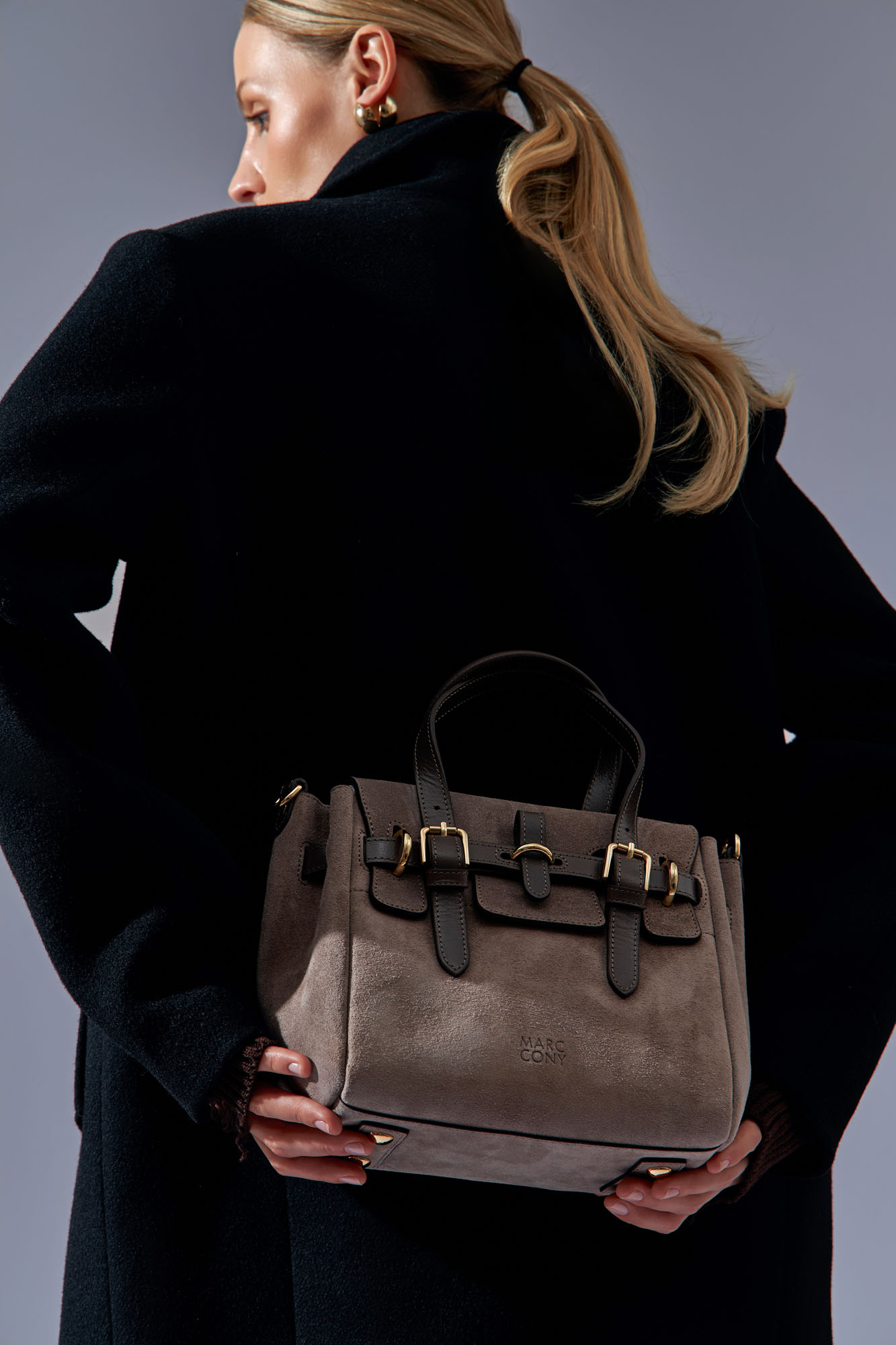 8600_120825 Сумка Marc Cony Бежевый