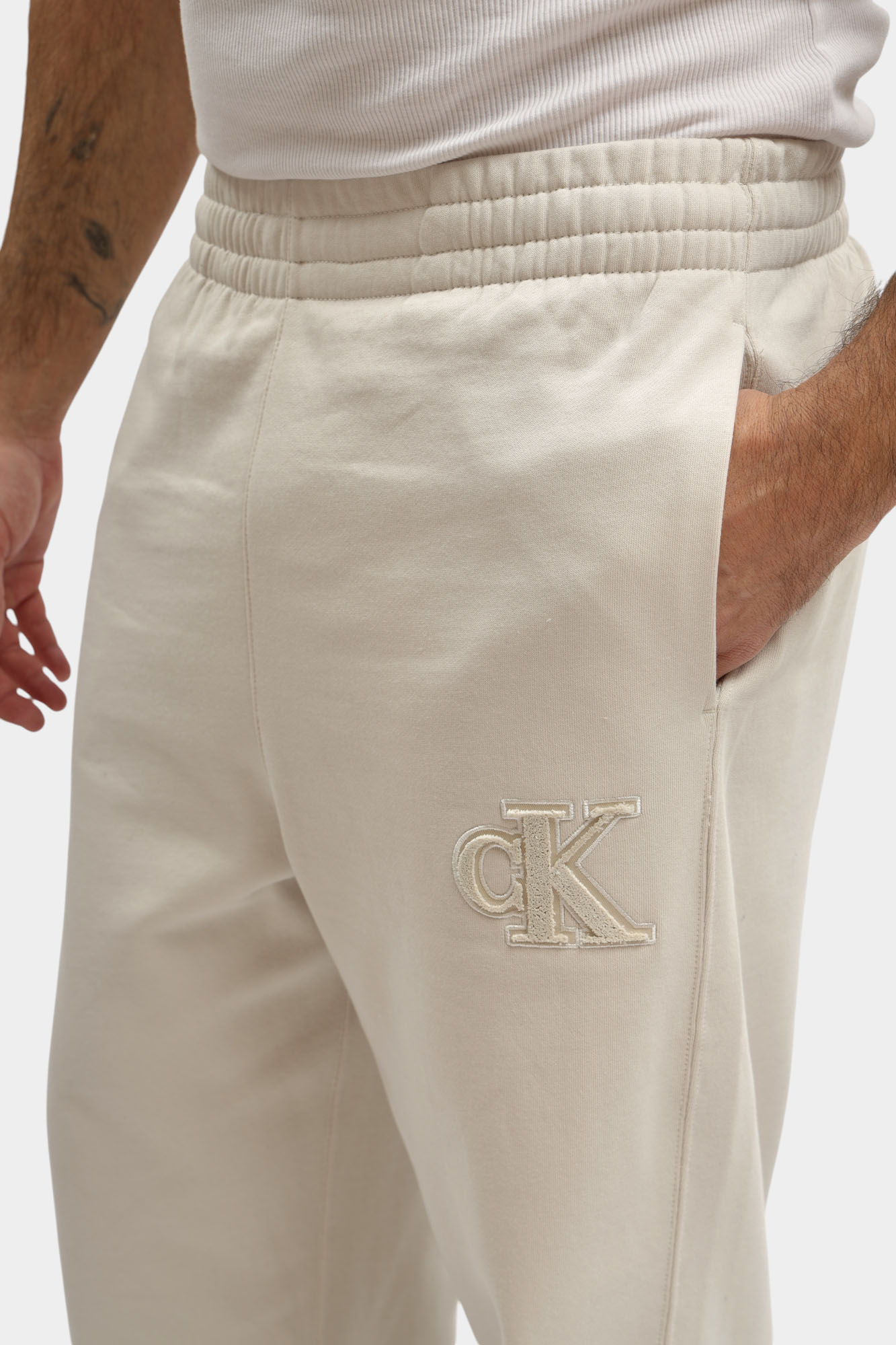 Брюки спортивные Calvin Klein Jeans Бежевый