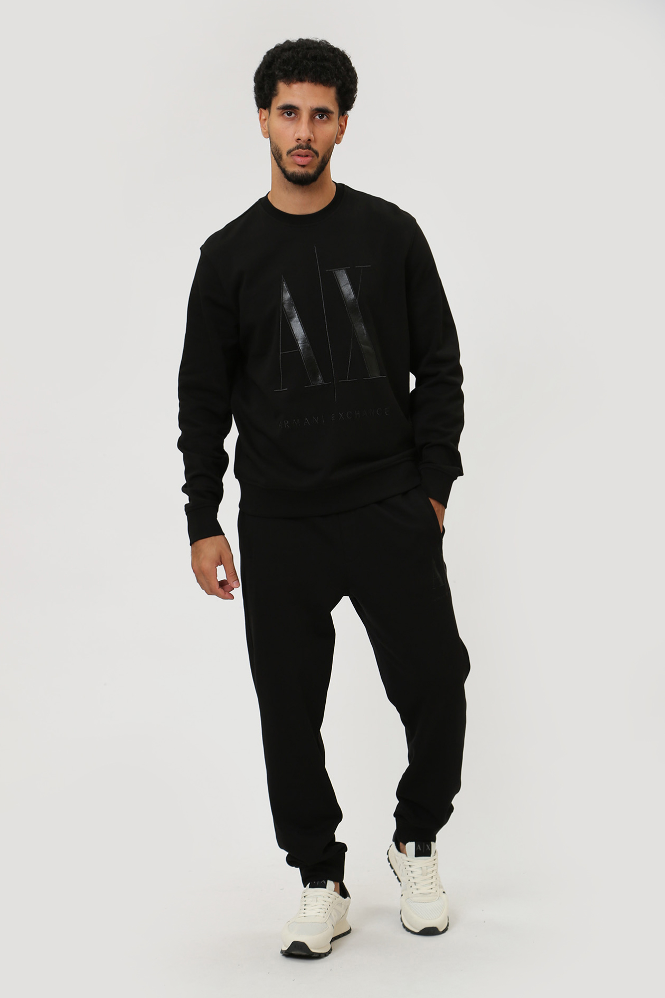 8NZPPQ_ZJ1ZZ Брюки спортивные Armani Exchange Черный