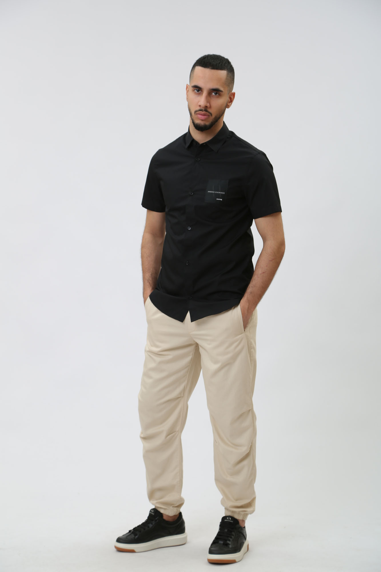 3DZC27_ZNXLZ Рубашка Armani Exchange Черный
