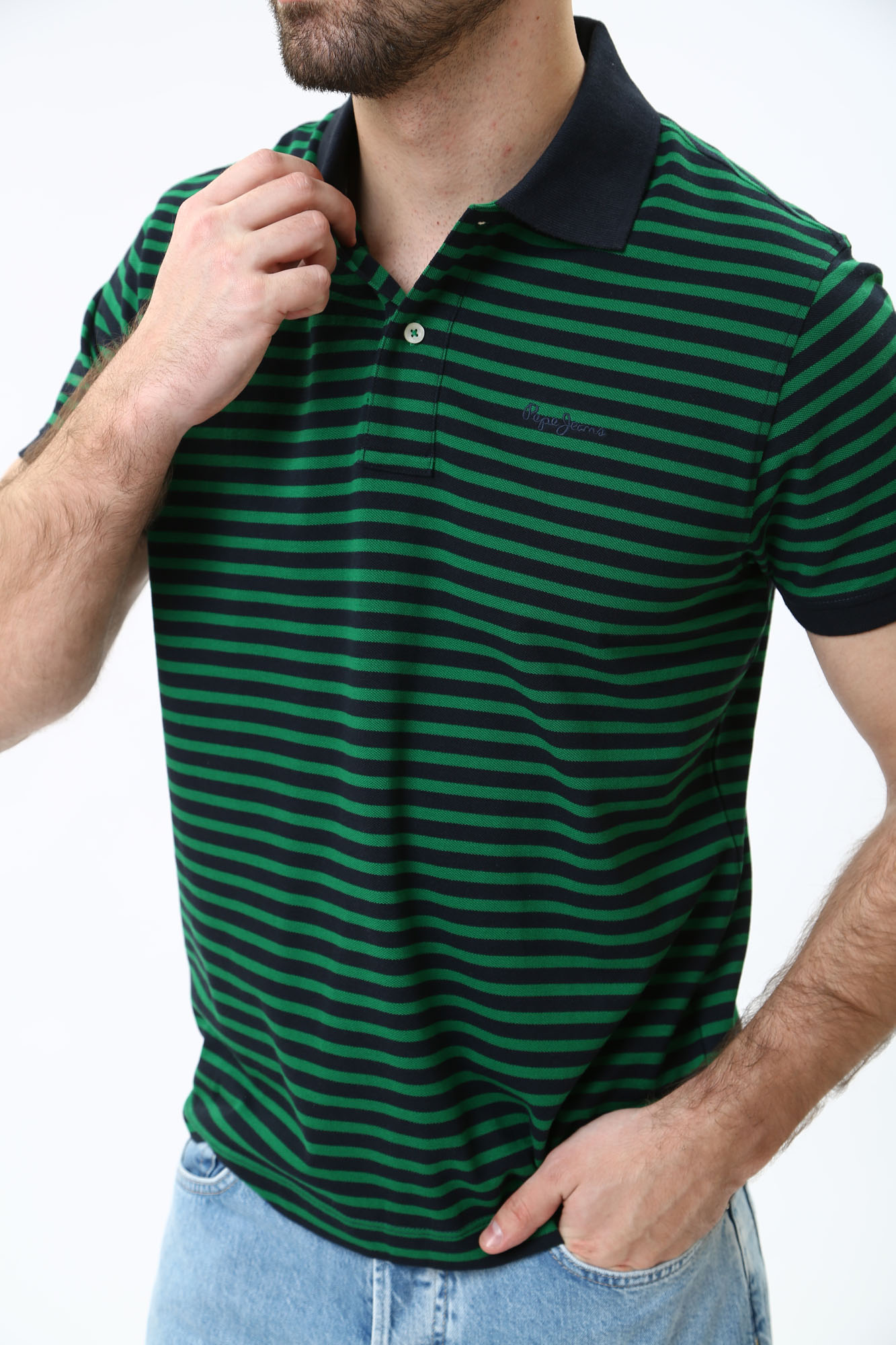 PM542153 Поло Pepe Jeans Зеленый