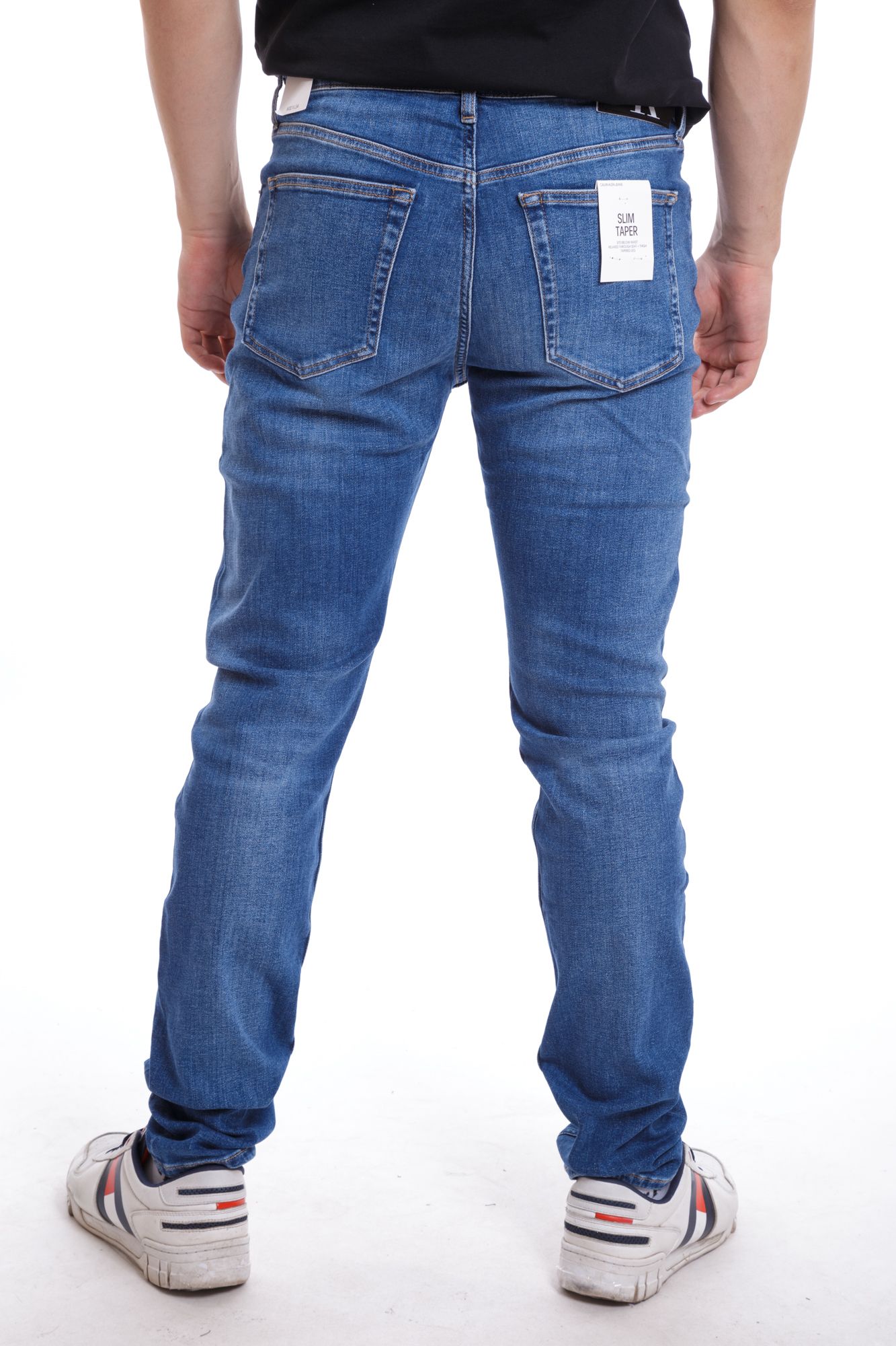 J30J318421 Джинсы SLIM TAPERED Calvin Klein Jeans Голубой